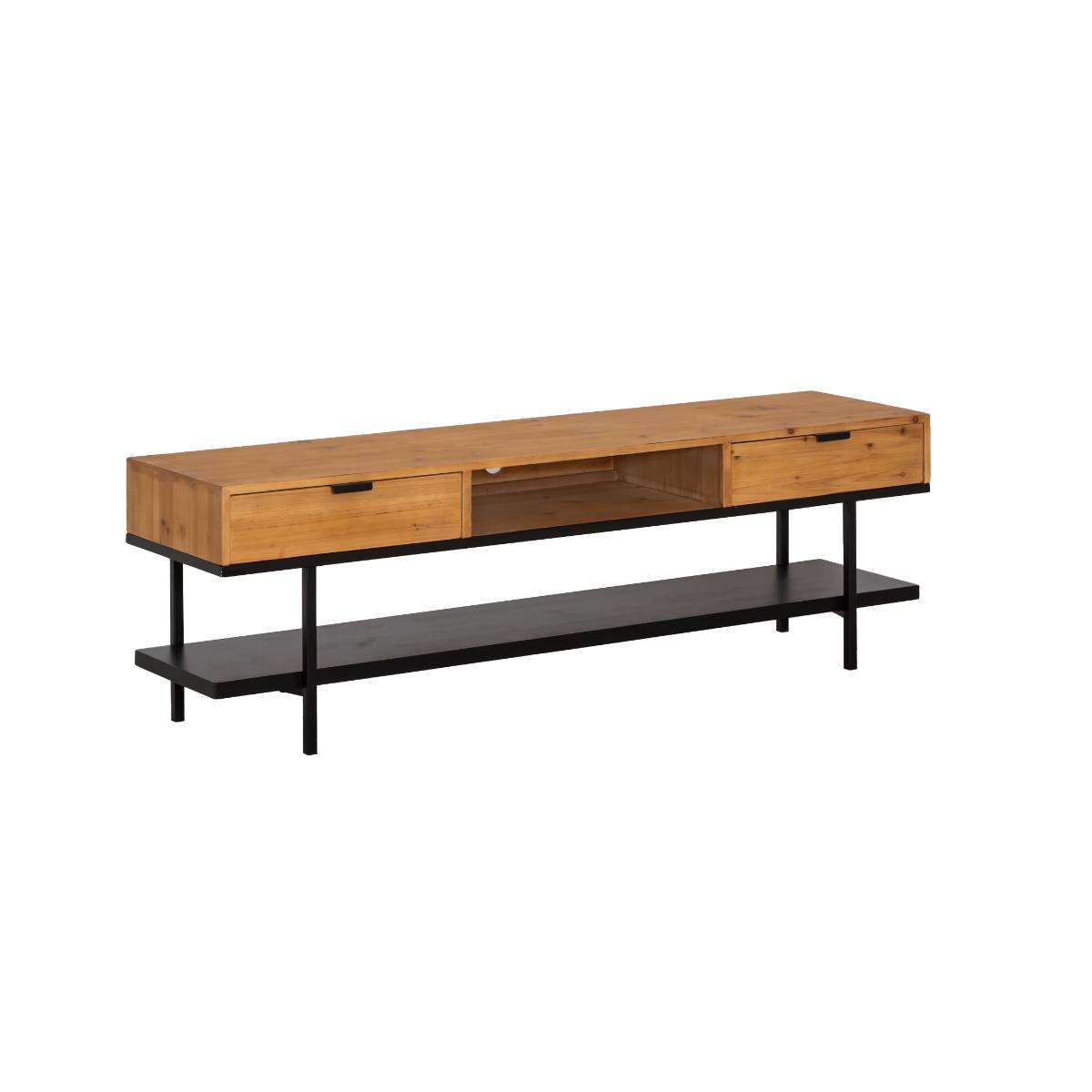 Meuble TV en bois marron 160×40 cm