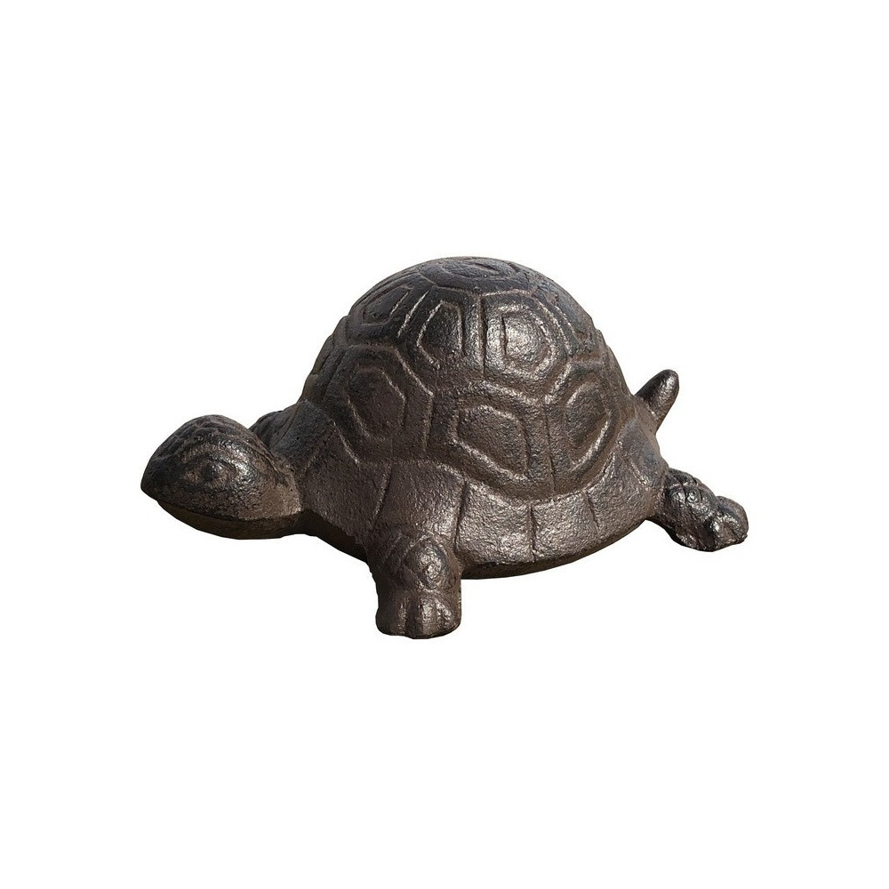 Tortue cache-clé en fonte marron 11.5 x 7 x 5 cm