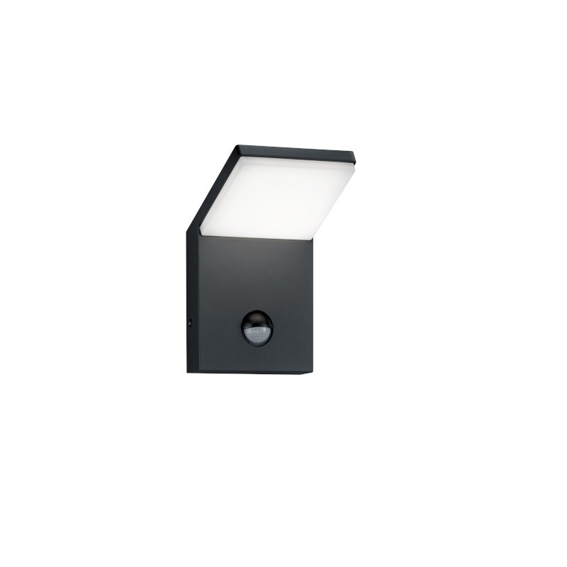 Applique Led murale extérieure avec détecteur IP54 8W - Trio - Pearl