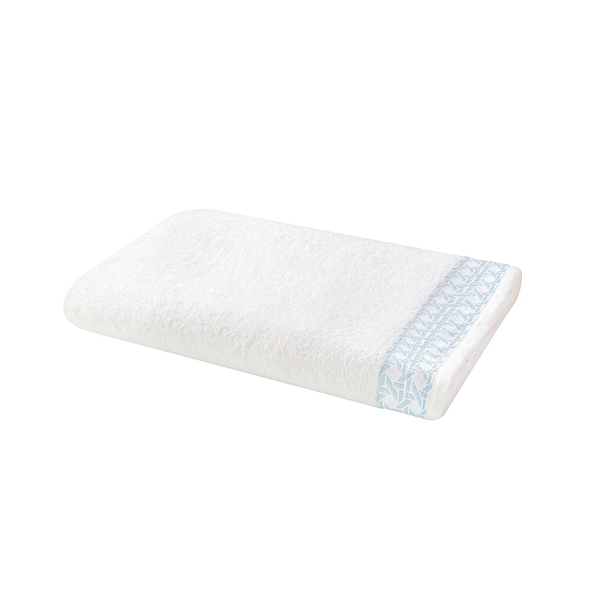 drap de bain coton blanc 90x150 cm