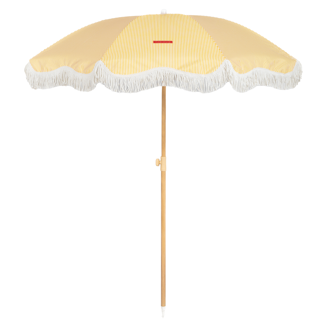 Grand Parasol Polyester 210x170cm Jaune