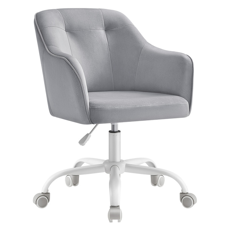 chaise de bureau fauteuil ergonomique réglable en hauteur gris