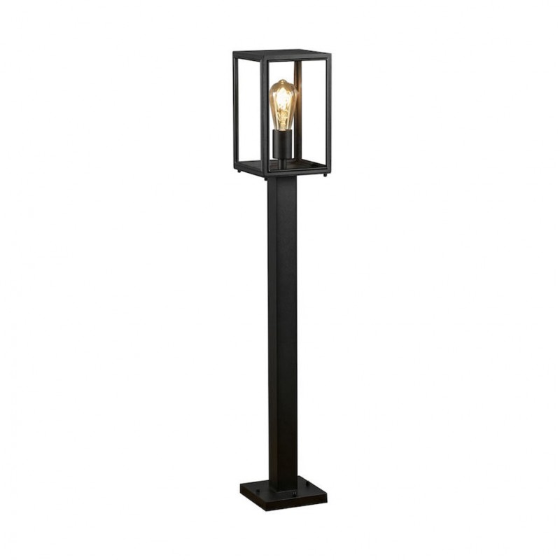 Borne de jardin noire hauteur 1M