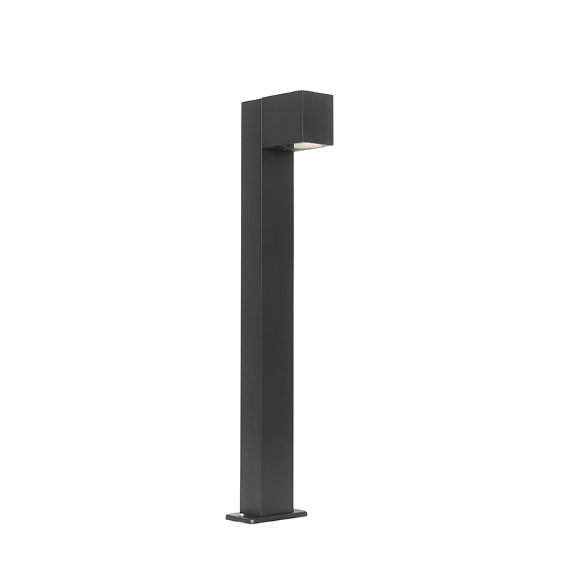 lampadaire extérieur en aluminium noir
