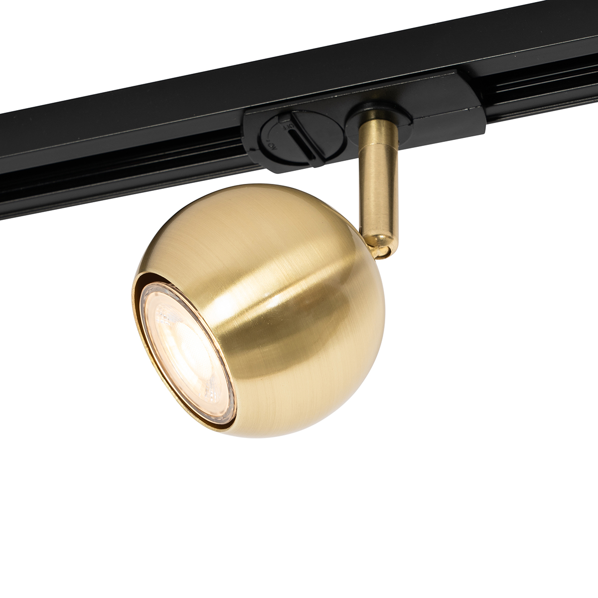 Système de rail en acier doré