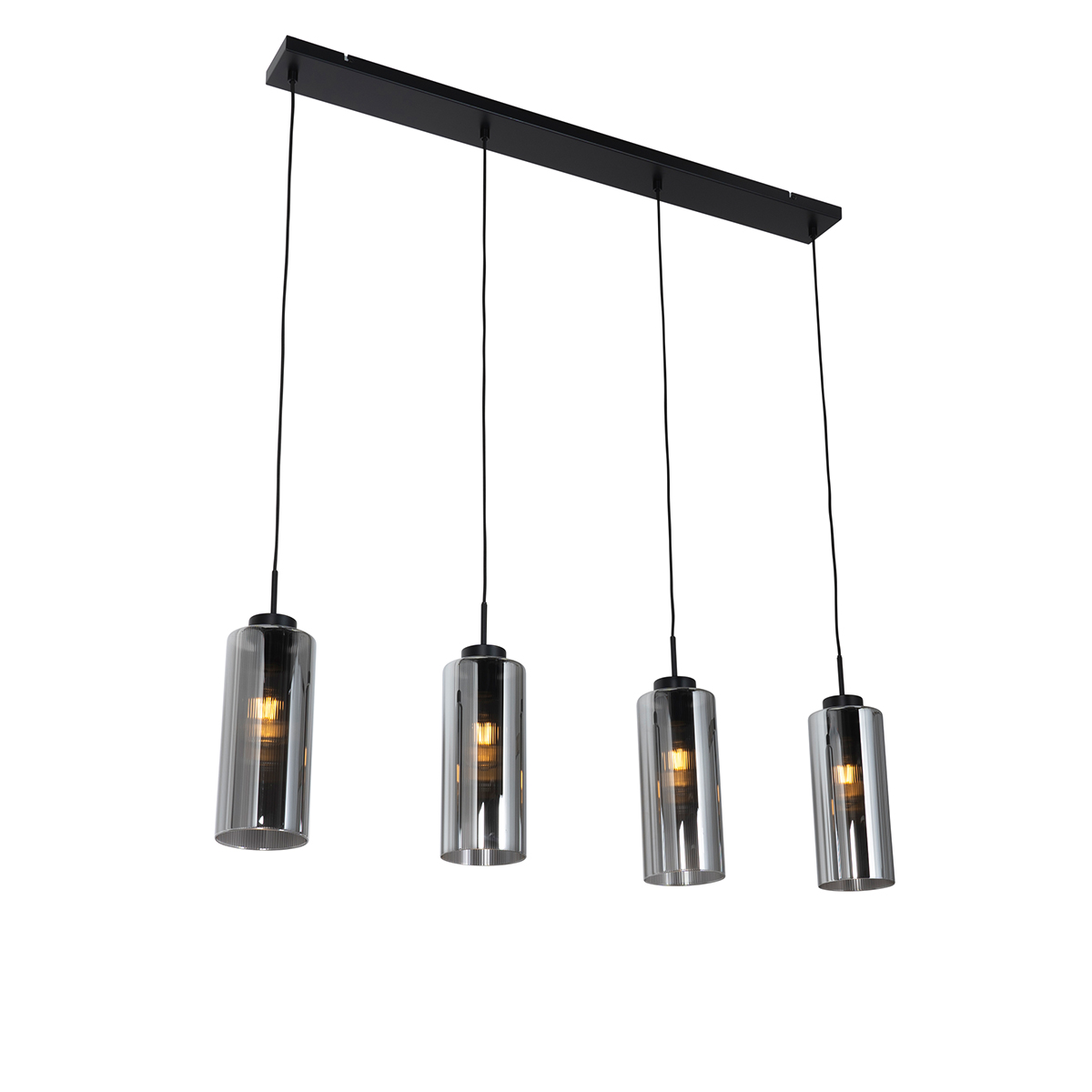 Suspension en verre gris