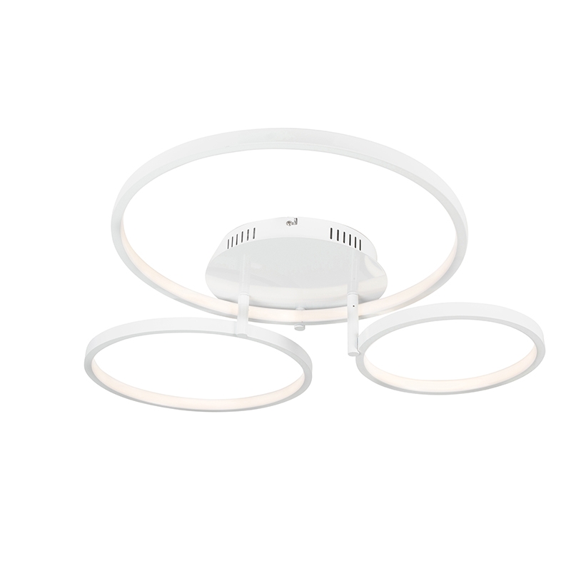 Plafonnier en aluminium blanc