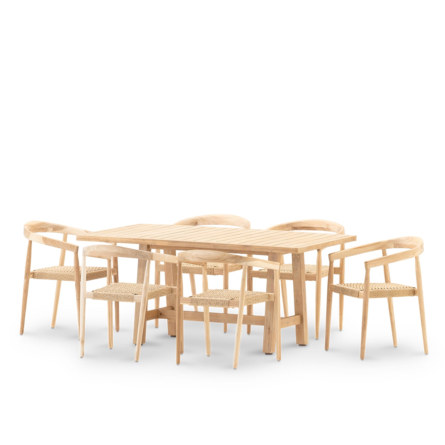 Set repas 6pl table 170x90