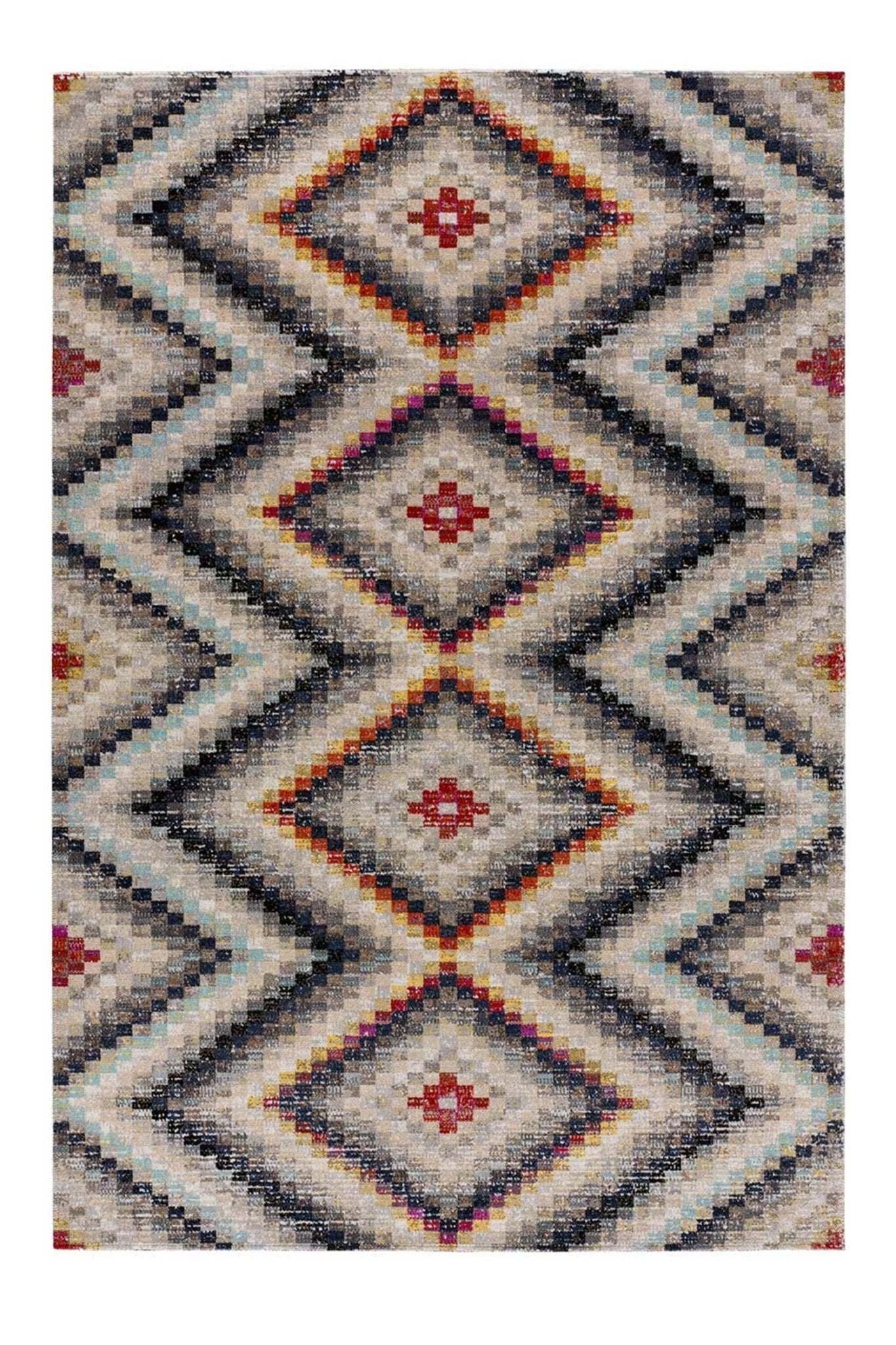 Tapis intérieur extérieur multicolore