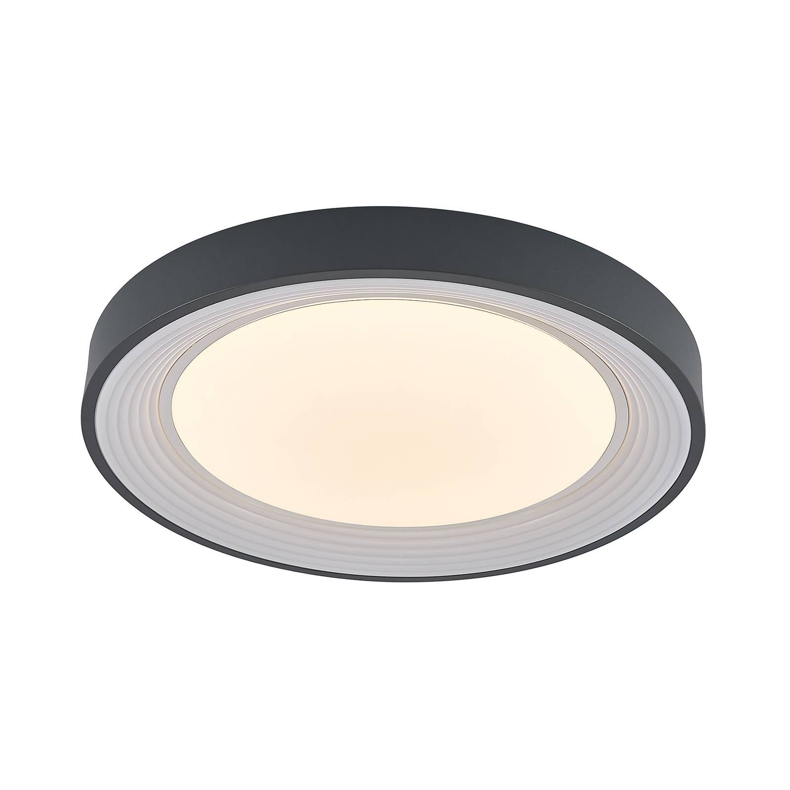 Plafonnier LED en Métal Gris