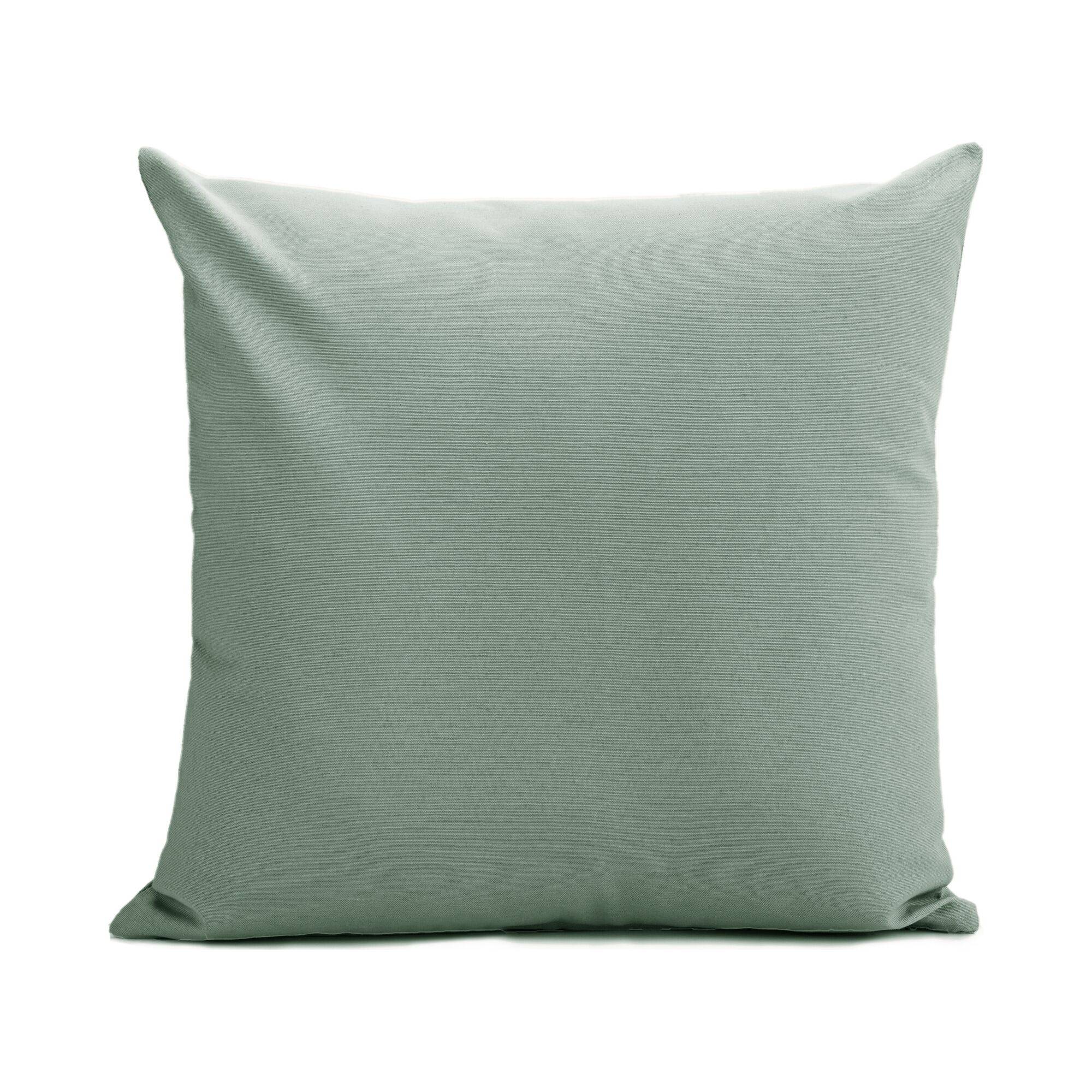 Housse de coussin en Fibres recyclées Vert Eau 40 x 40 cm