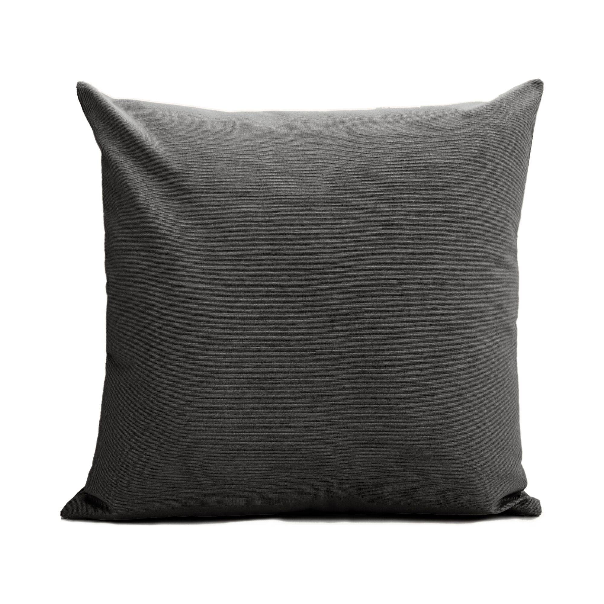 Housse de coussin en Fibres recyclées Anthracite 40 x 40 cm