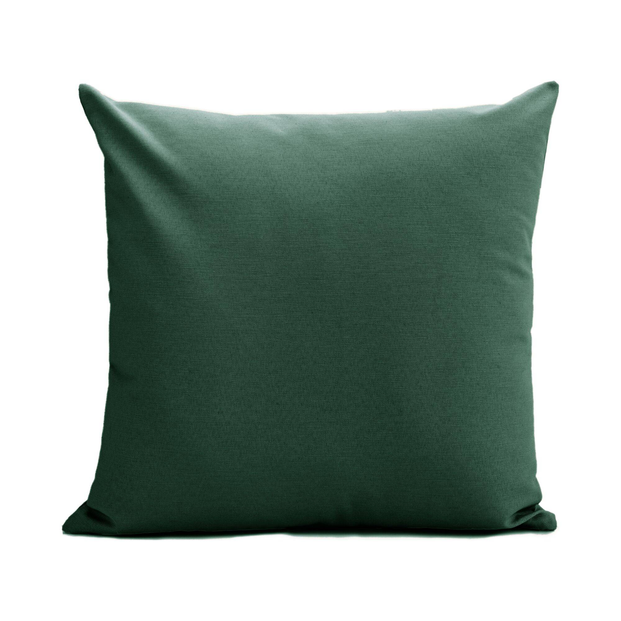 Housse de coussin en Fibres recyclées Vert Fougère 40 x 40 cm