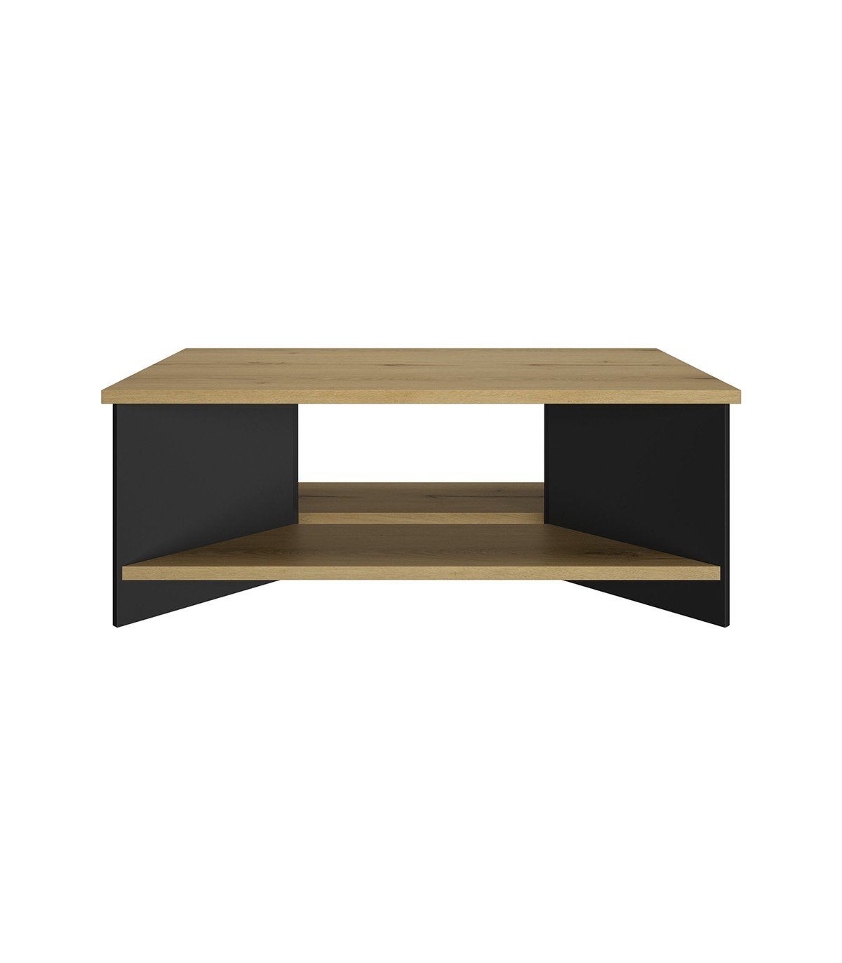 table basse bicolore - l60 cm