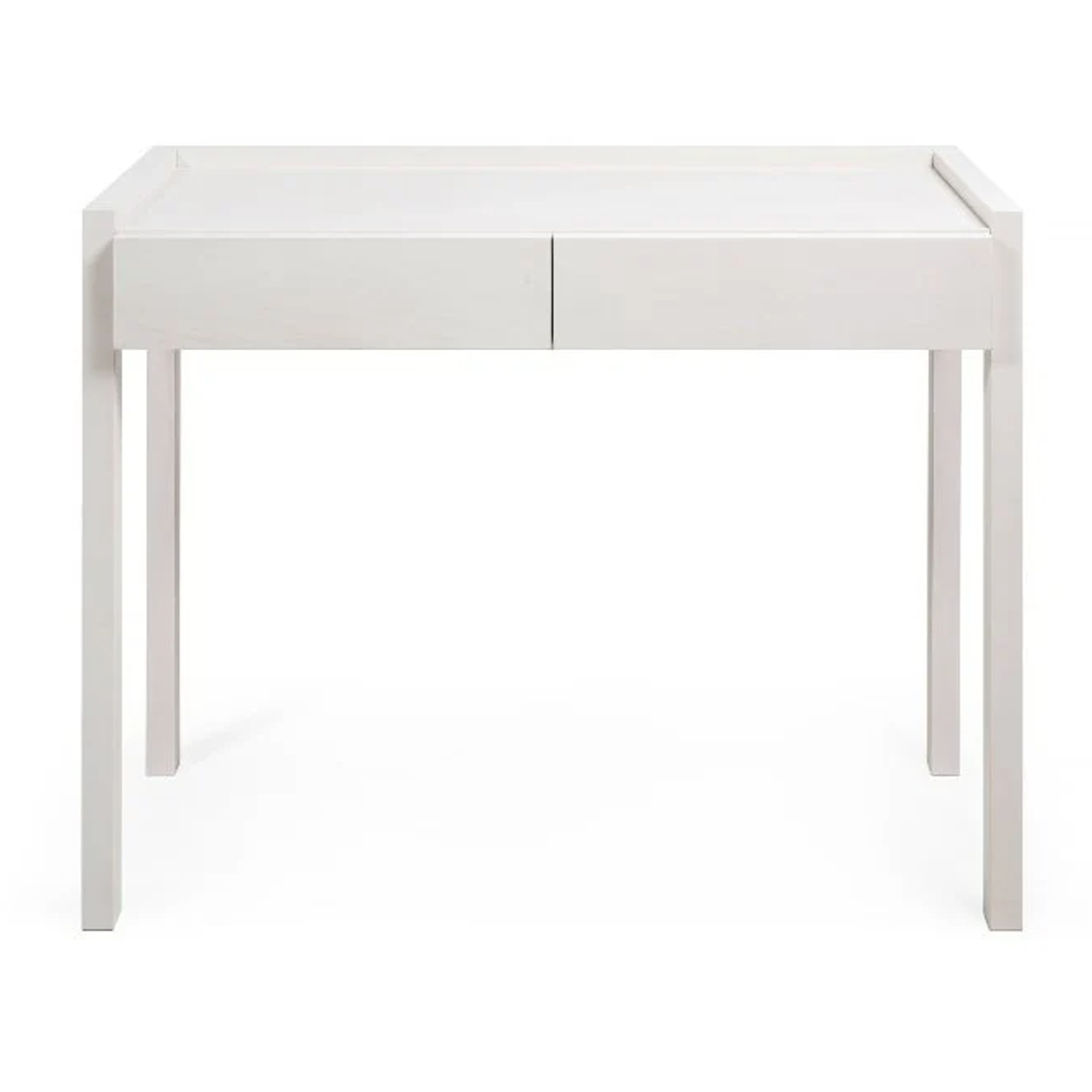 Table console laque blanche matte