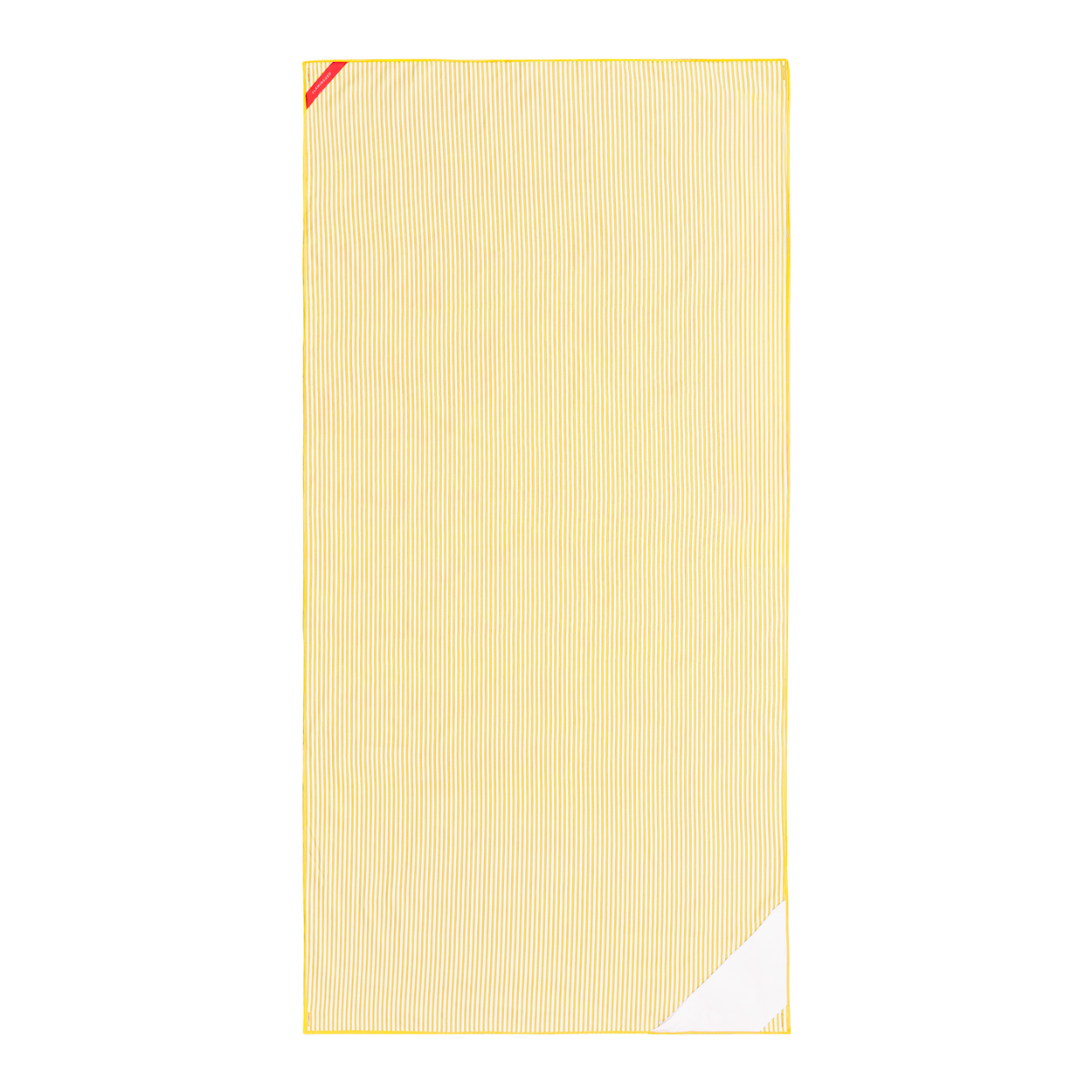 serviette de plage microfibre 180 x 90cm jaune
