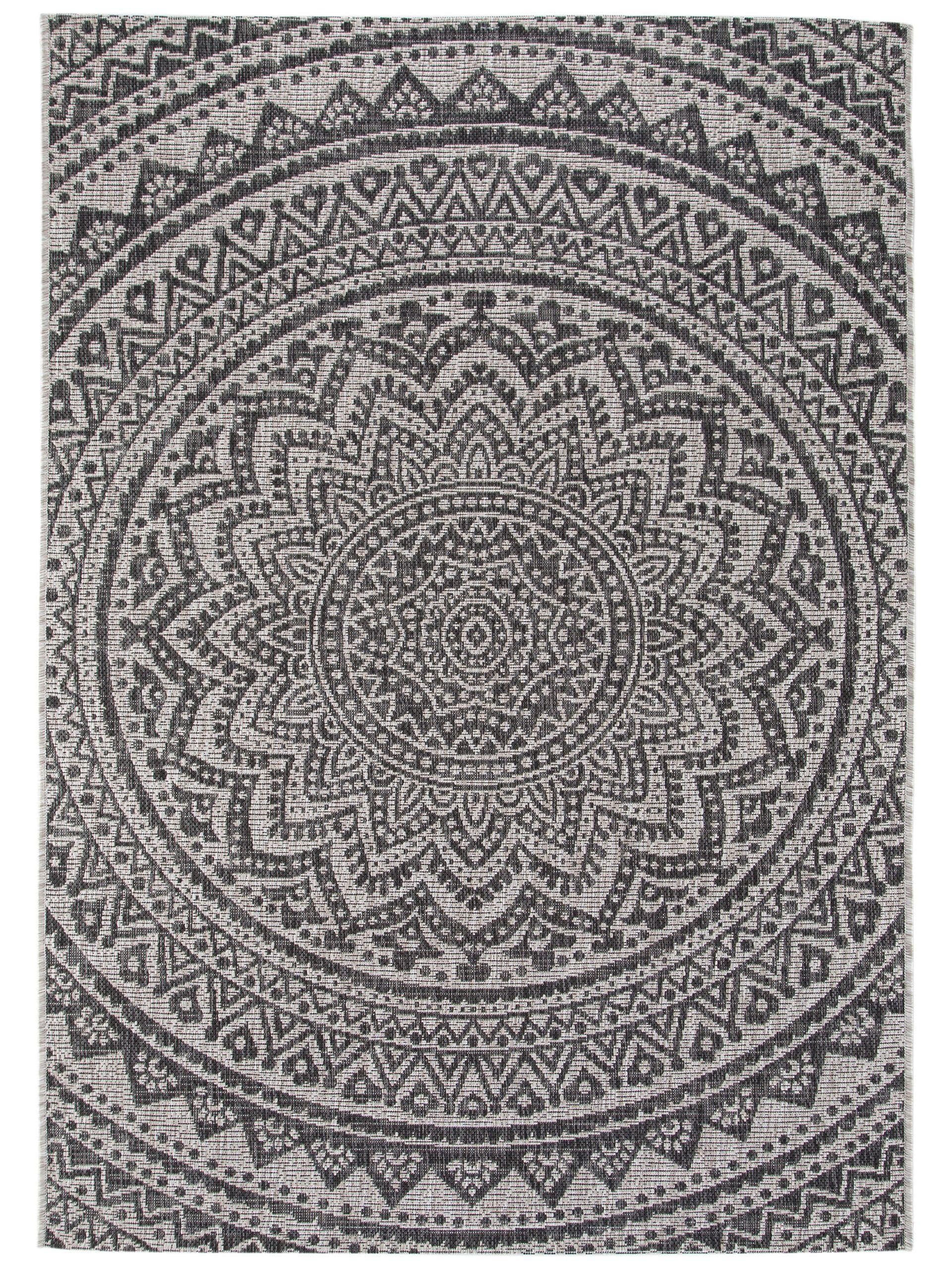 Tapis d'extérieur & intérieur beige/marron 120x170