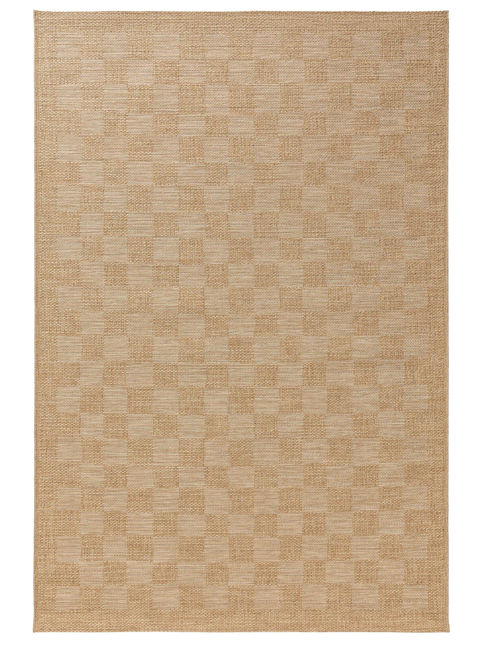 Tapis d'extérieur & intérieur marron clair 160x230