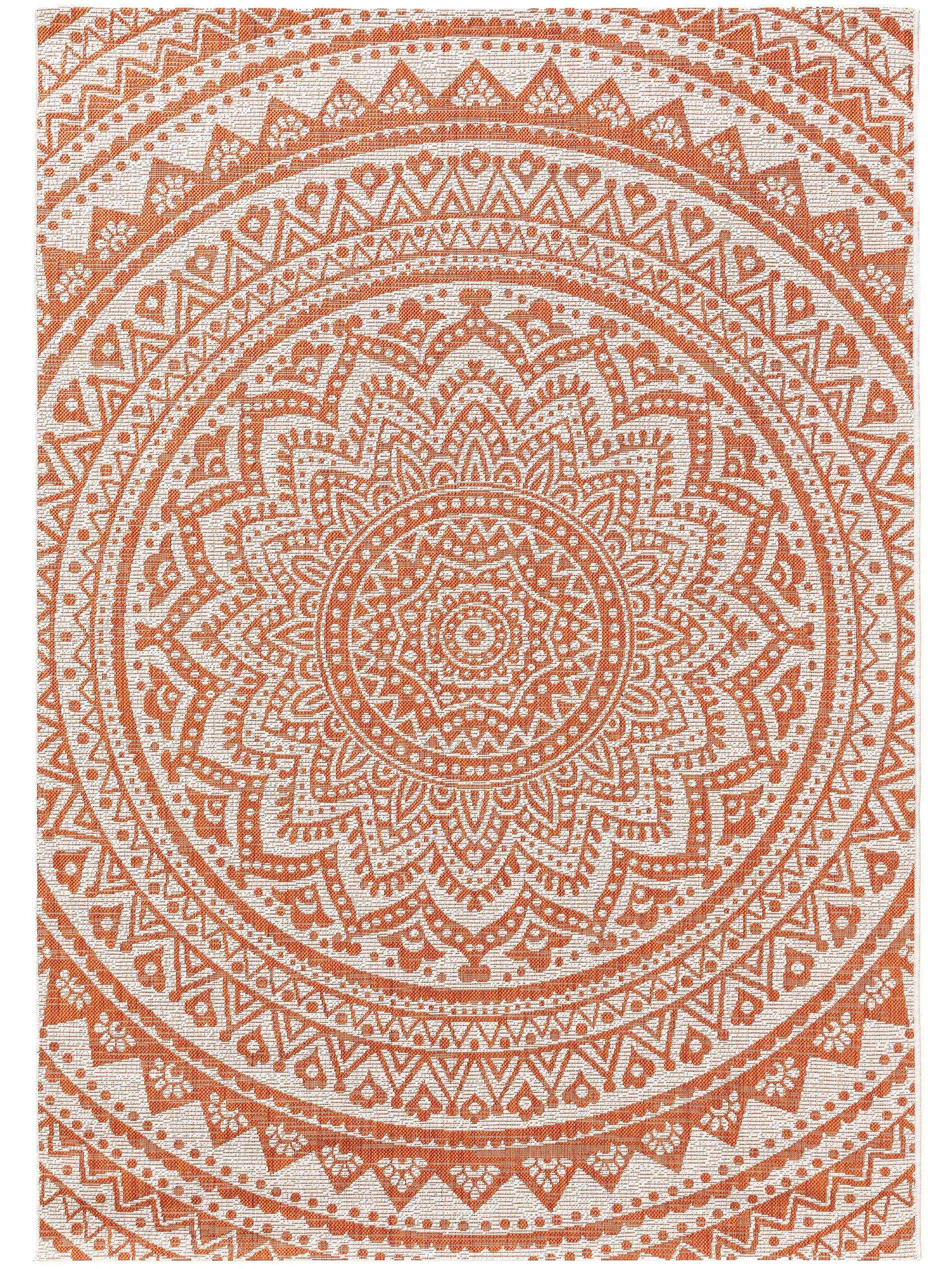 Tapis d'extérieur & intérieur orange 300x400