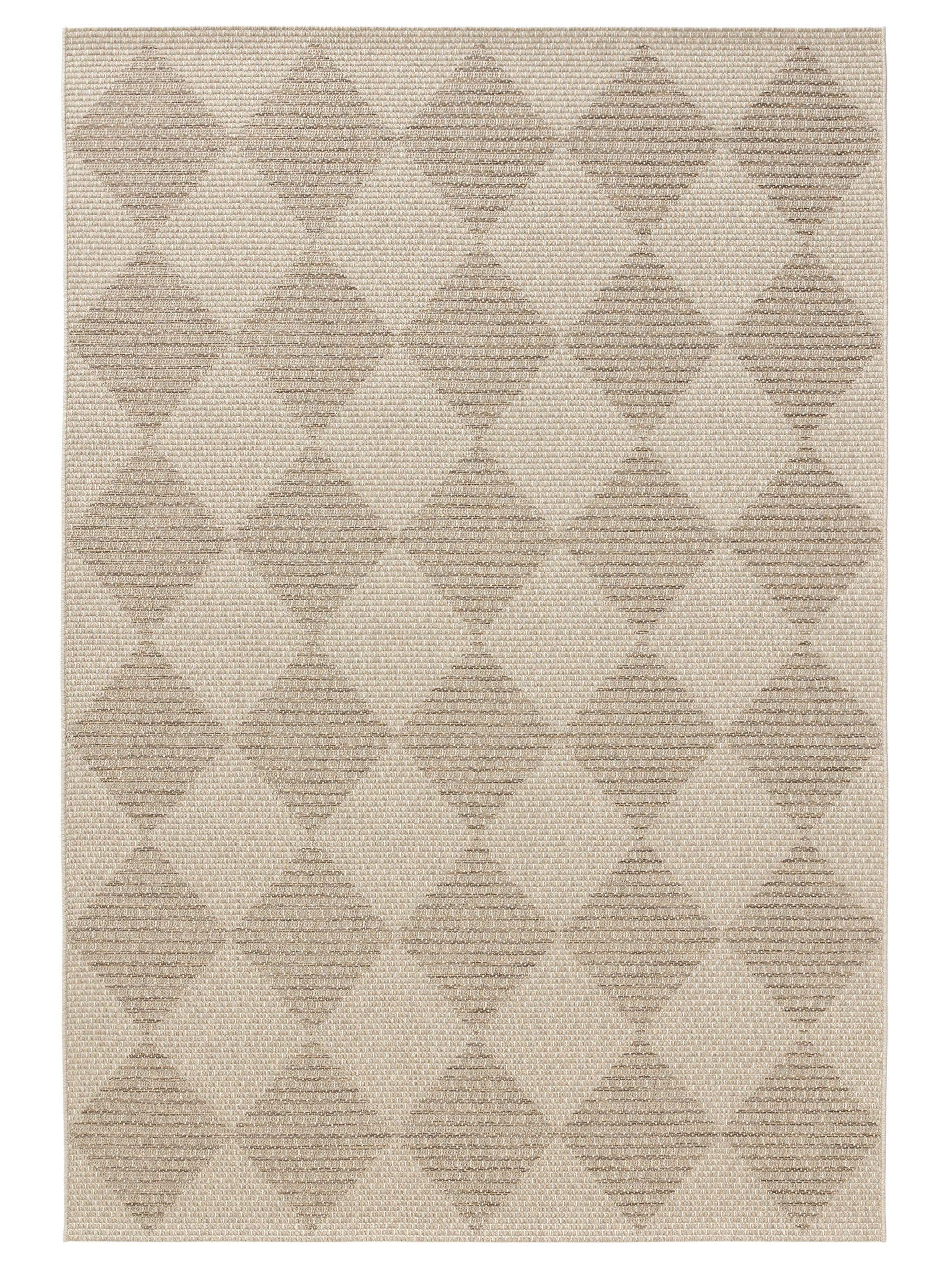 Tapis d'extérieur & intérieur beige 120x170