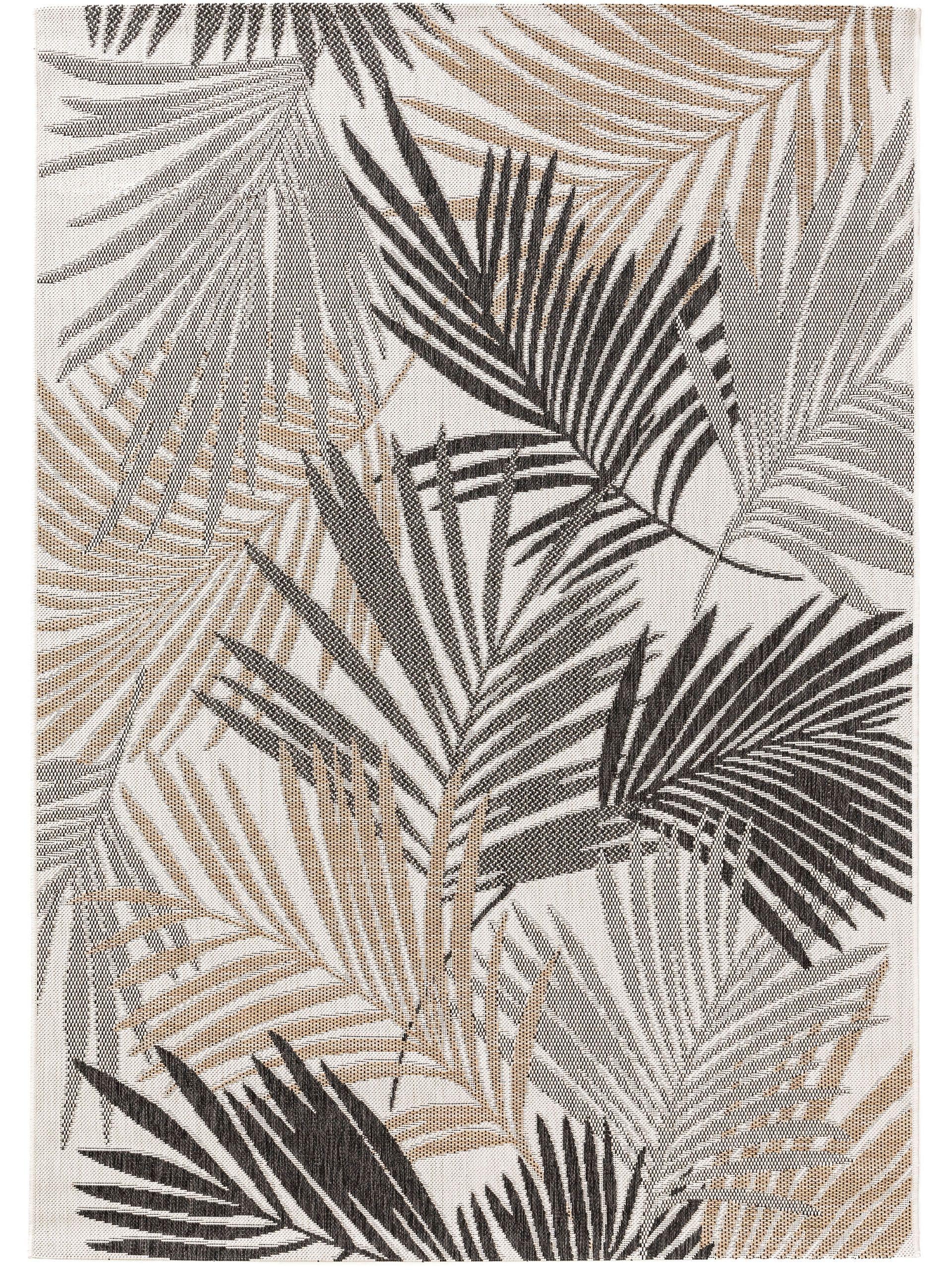 Tapis d'extérieur & intérieur noir 160x230