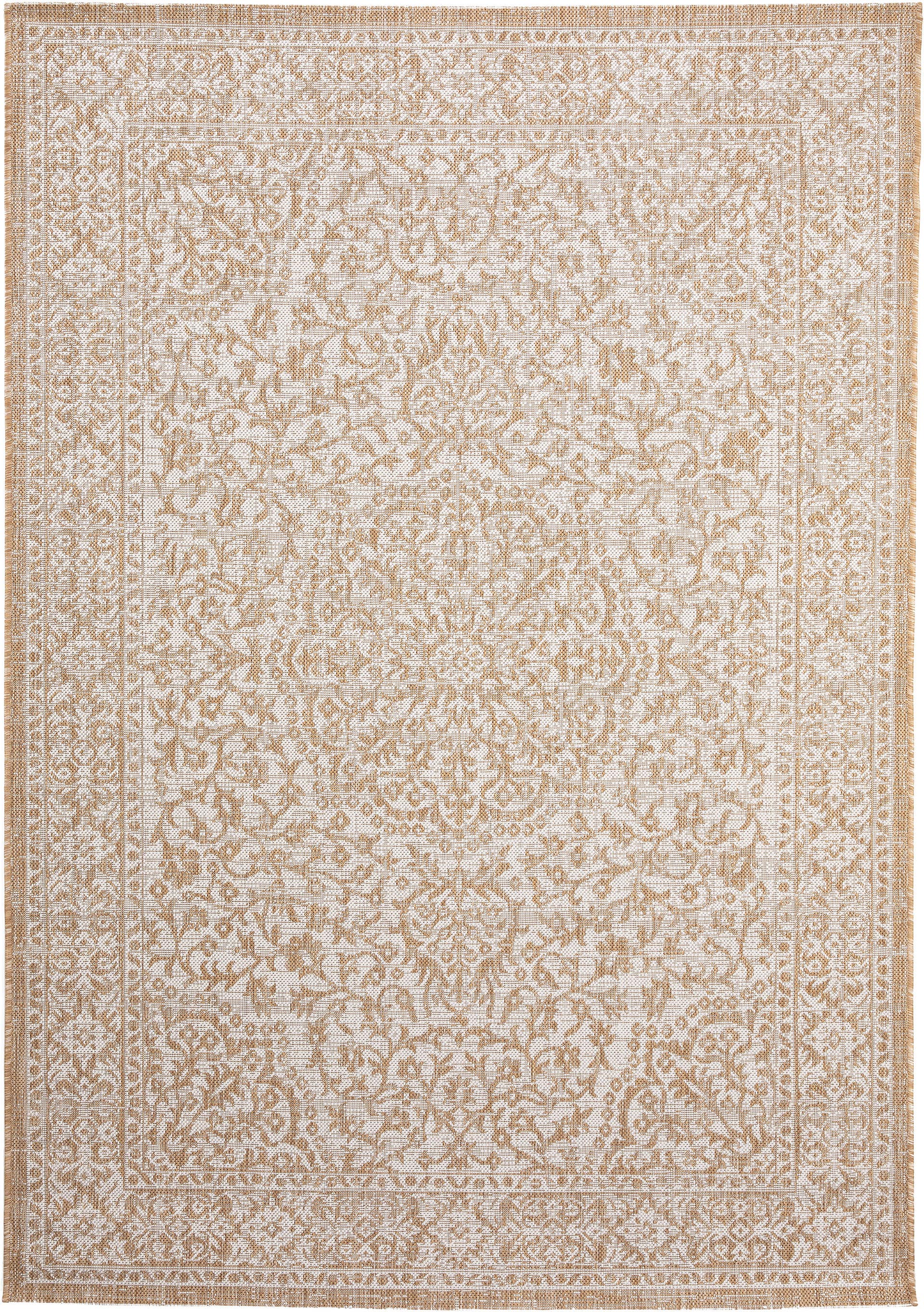 Tapis d'extérieur & intérieur crème/beige 120x170