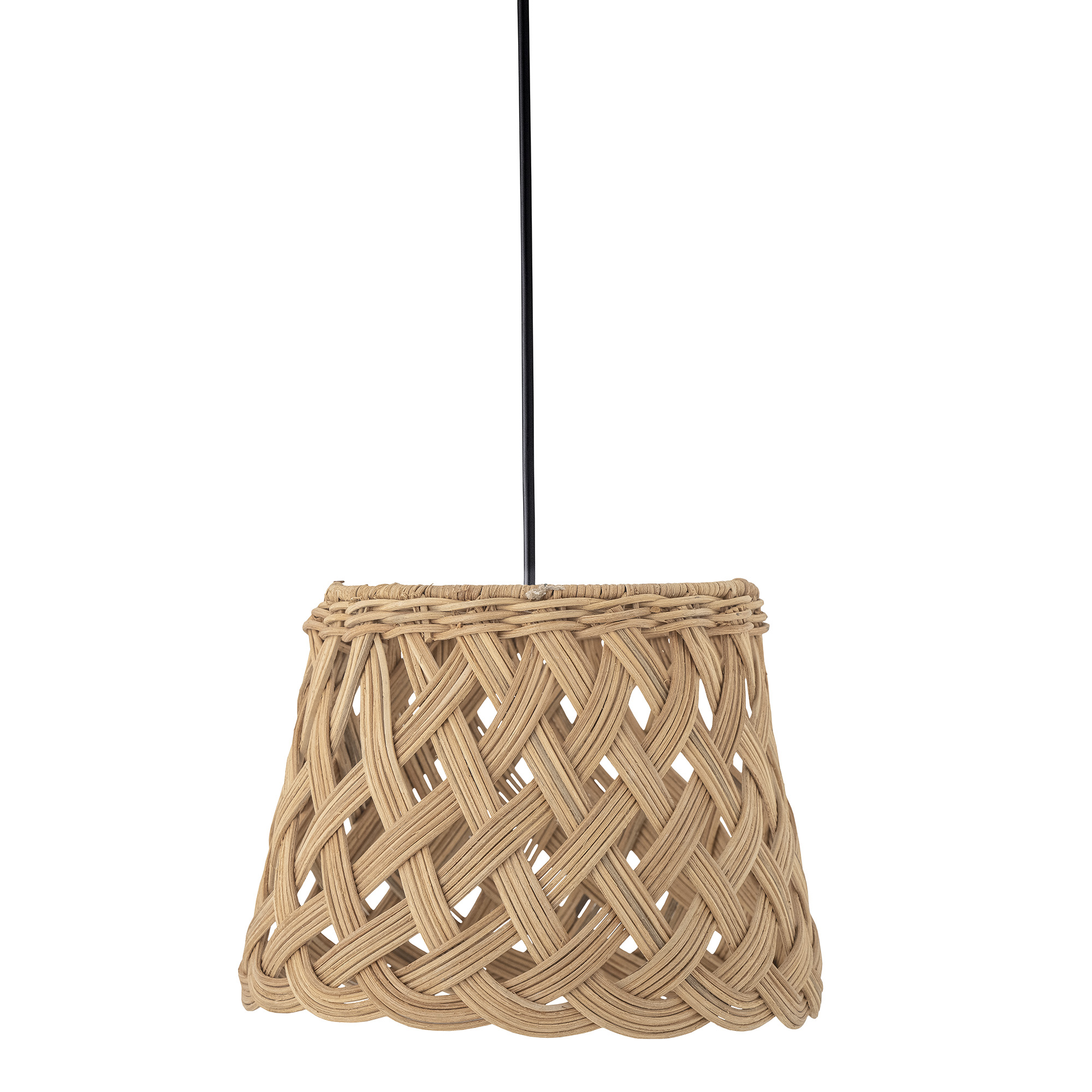 Abat-jour pour suspension en rotin H18