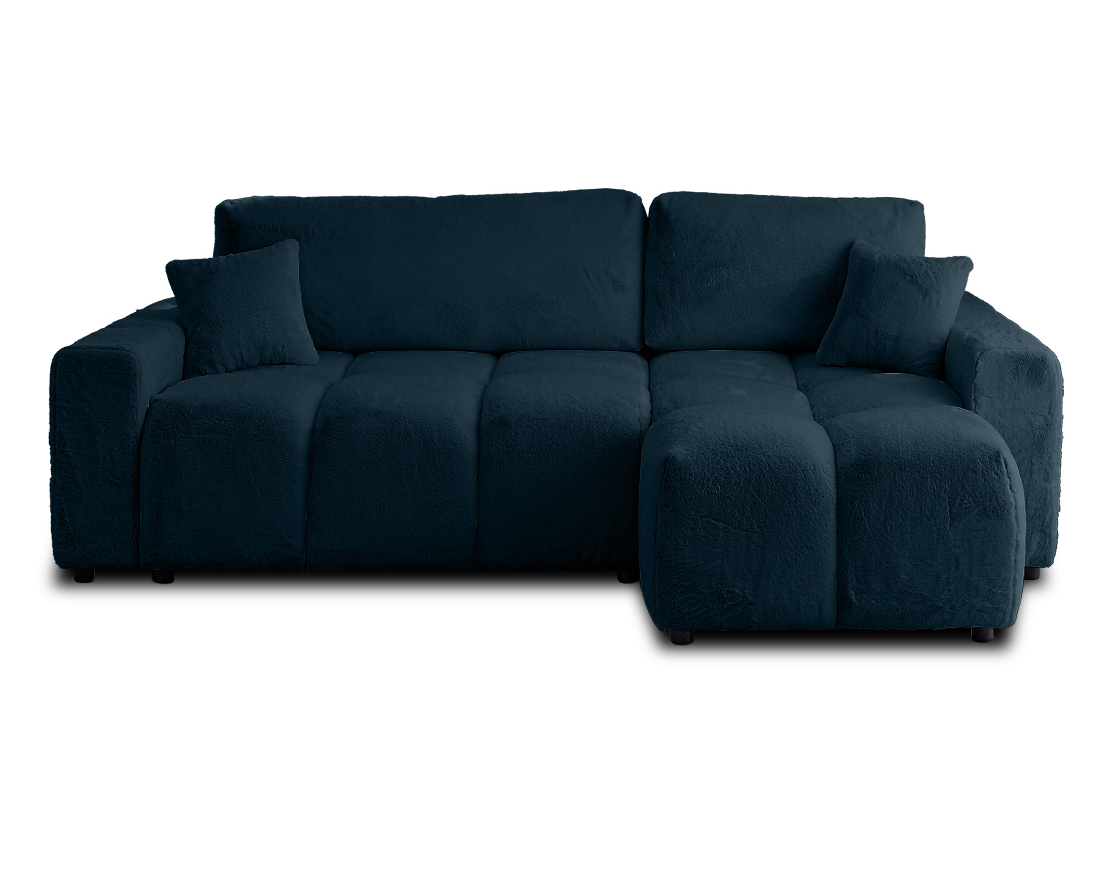 Canapé d'angle 4 places Bleu Design Confort Promotion