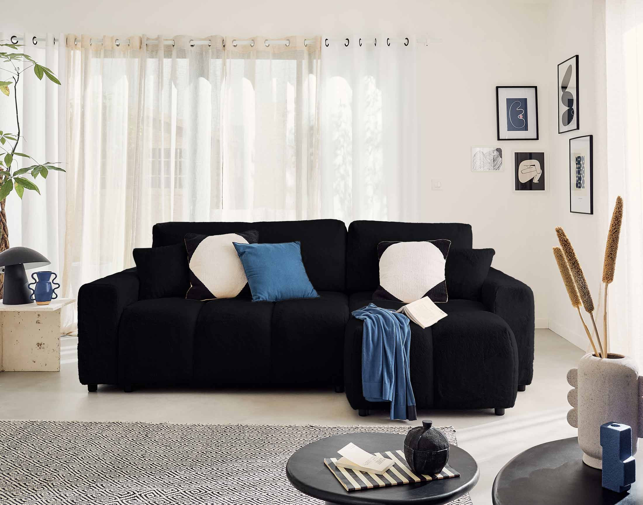 Produit similaire: crocus - Canapé convertible Noir