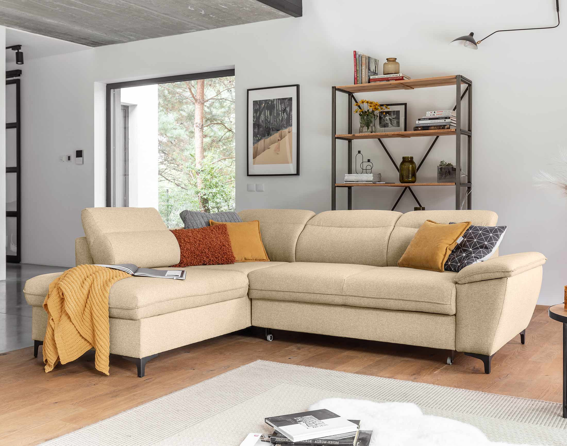 clever - Canapé relax convertible Beige