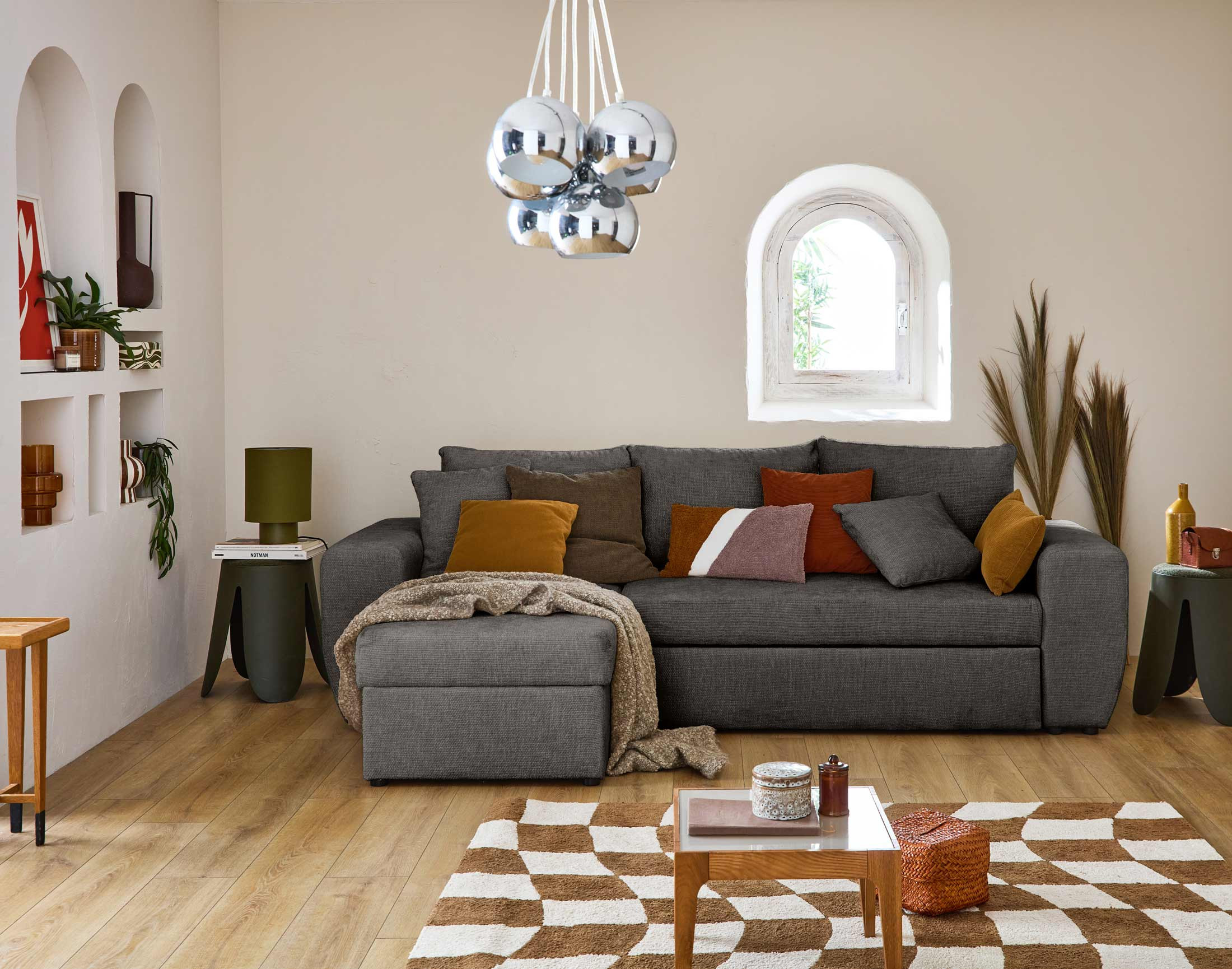 Produit similaire: milan - Canapé convertible Gris