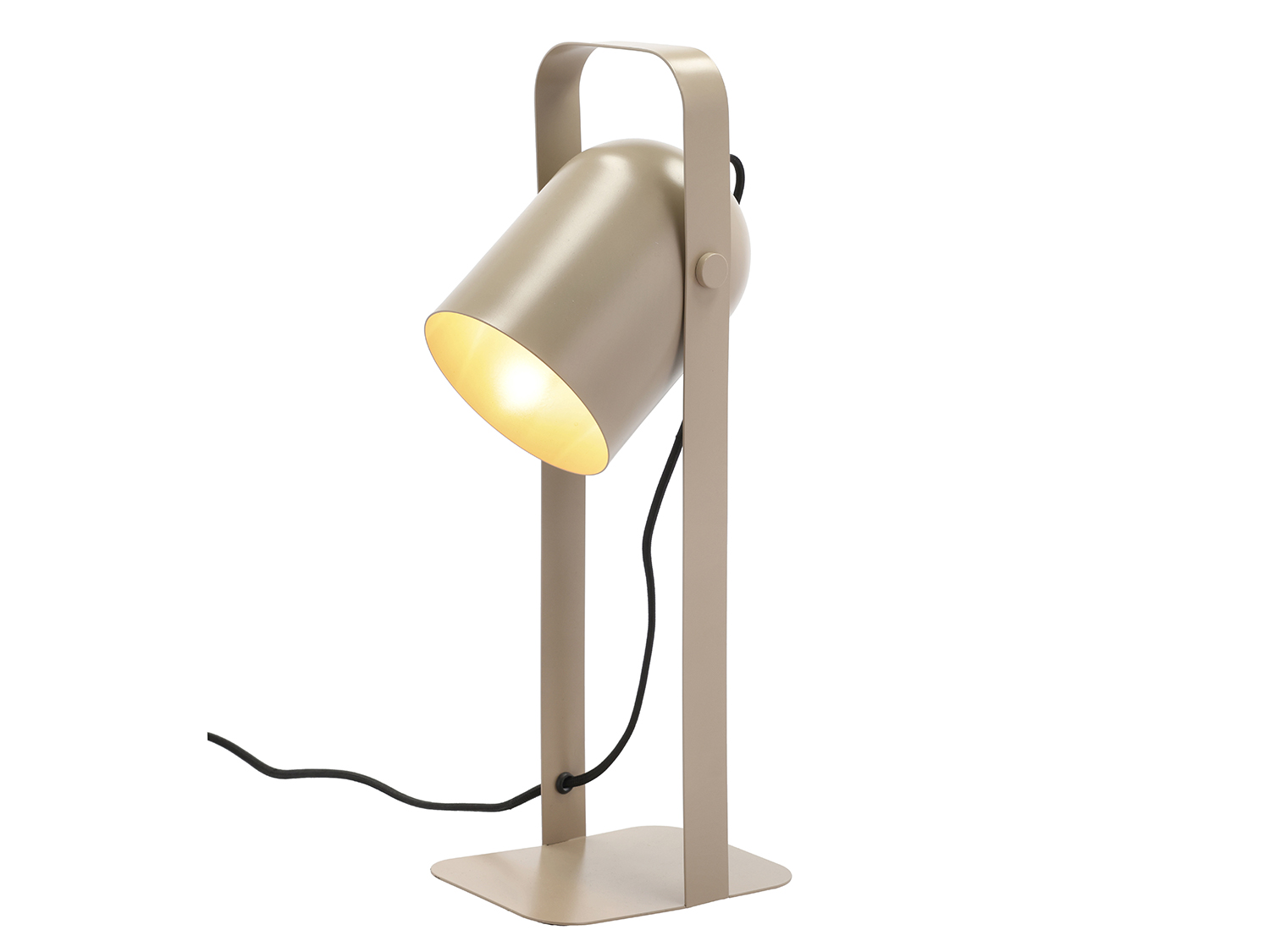 Lampe de table en fer sable