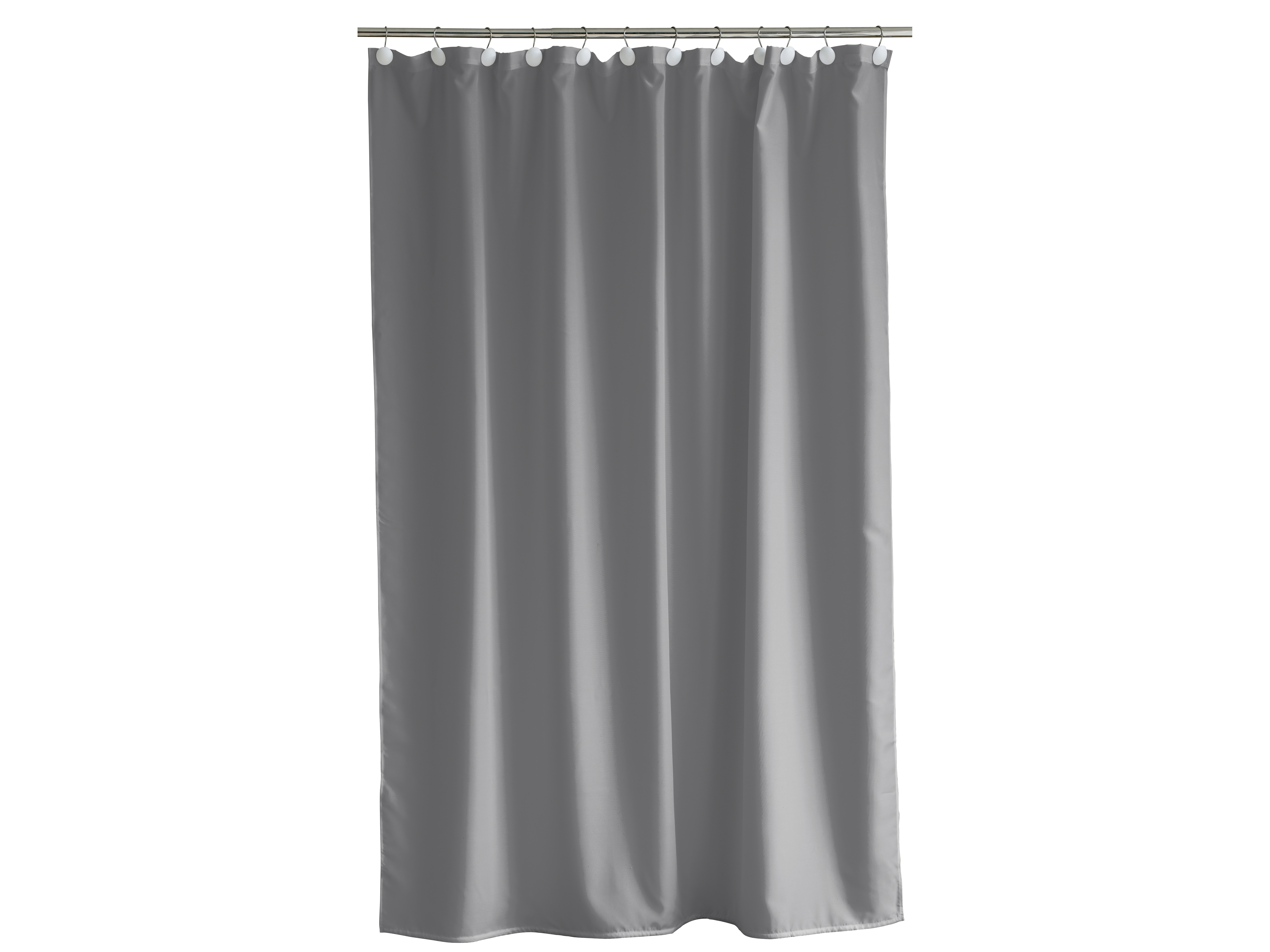 rideau de douche en polyester gris