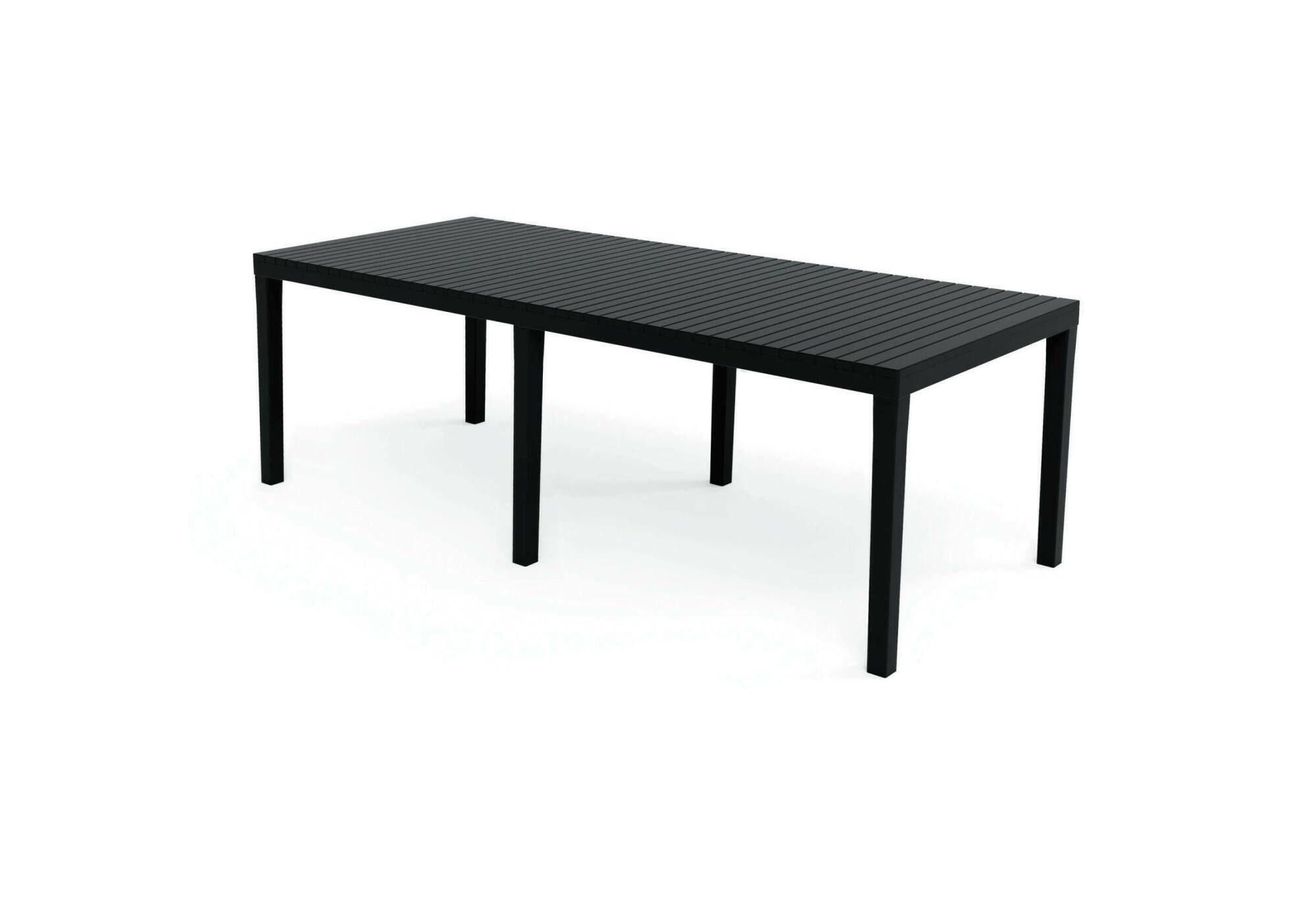 Table d'extérieur anthracite 220x90 cm