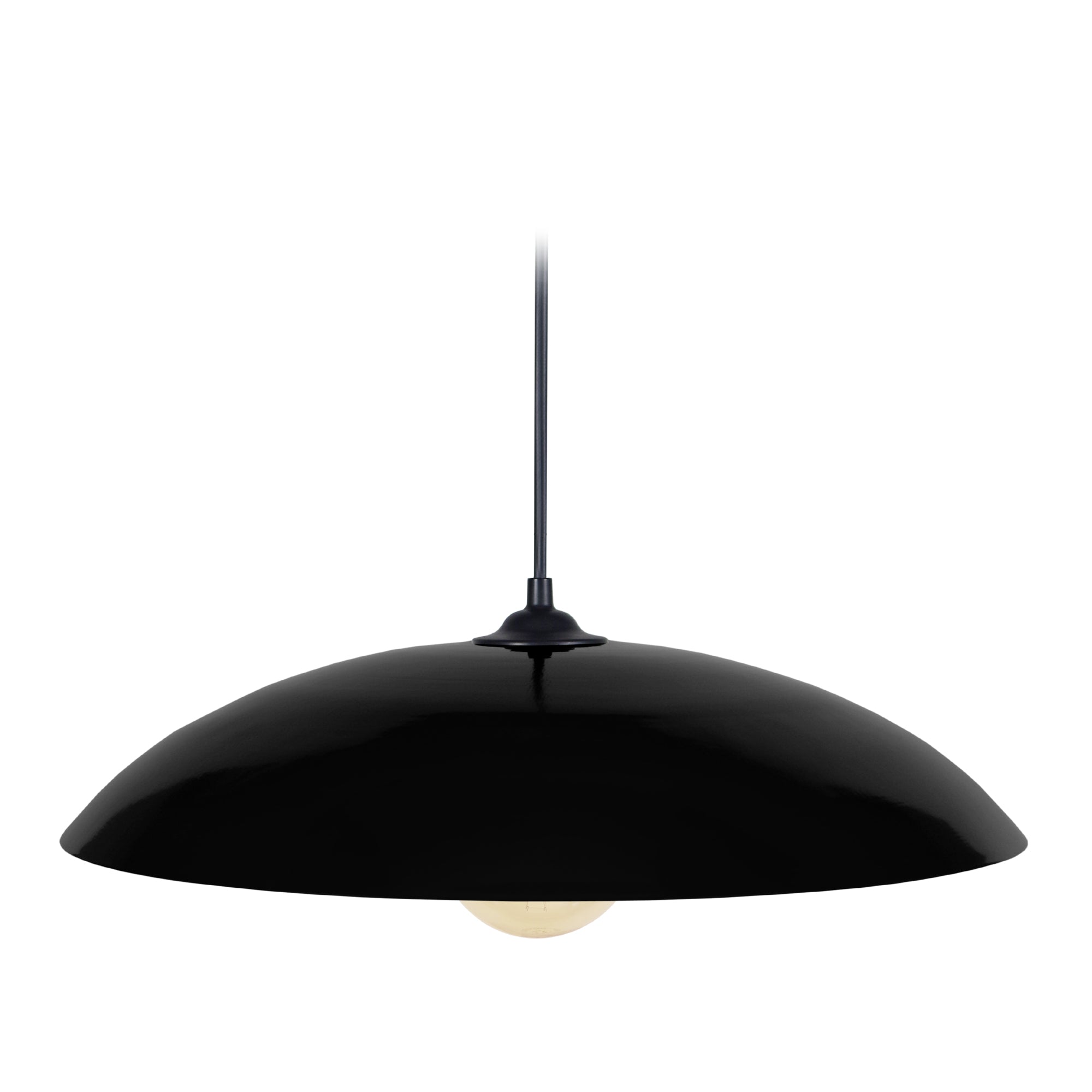 Suspension métal  noir 40  cm