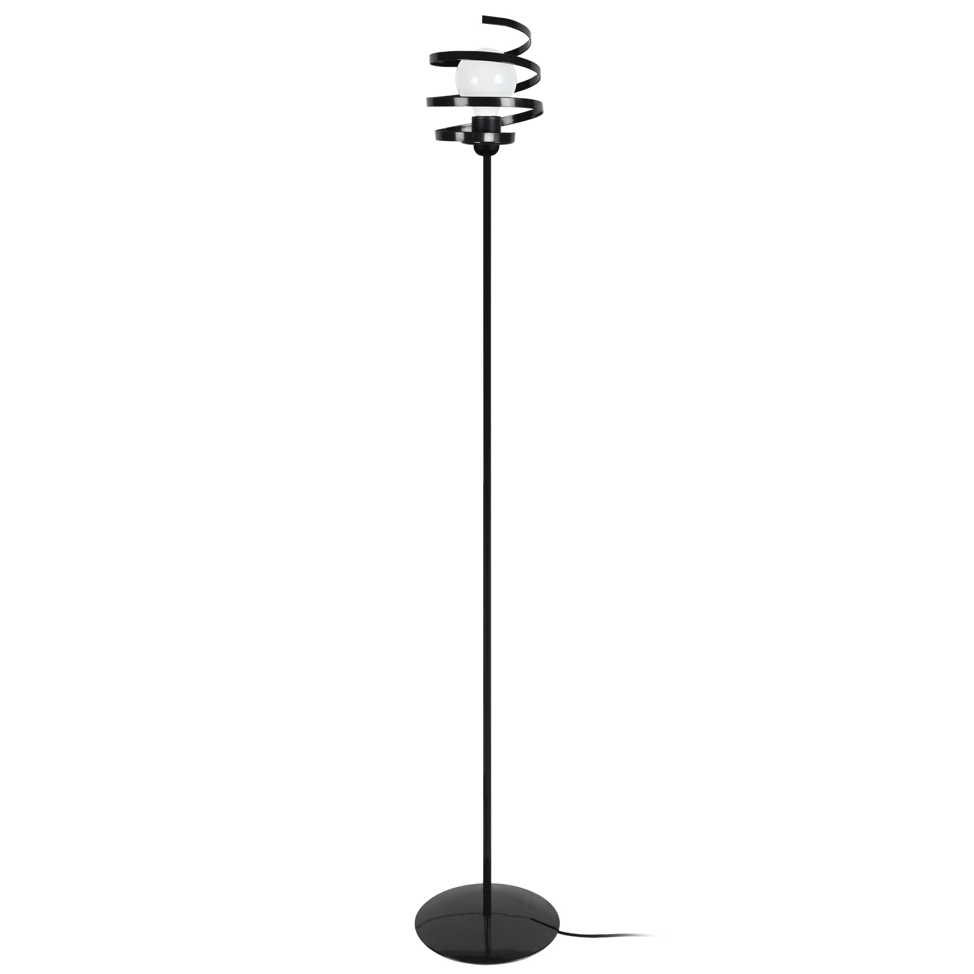 Lampadaire métal  noir 25  cm
