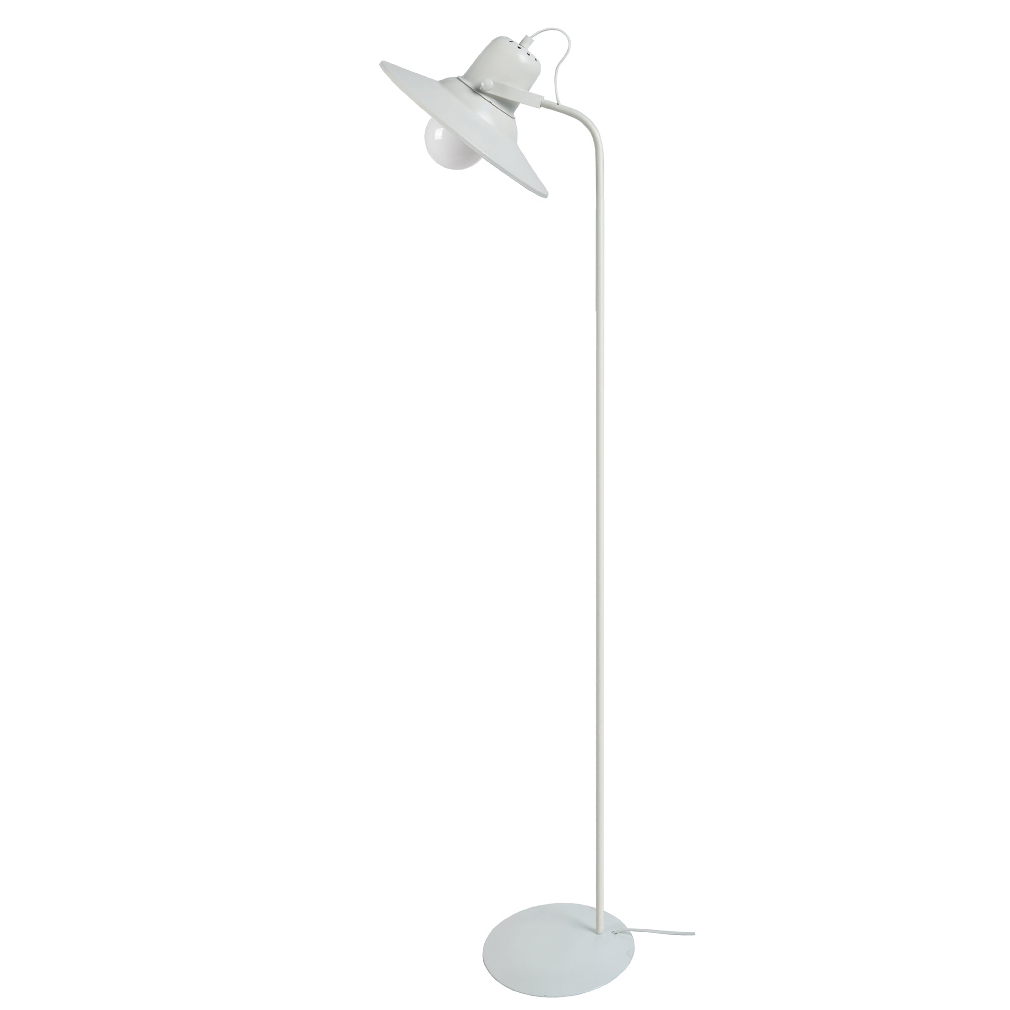 lampadaire liseuse métal  blanc 29  cm