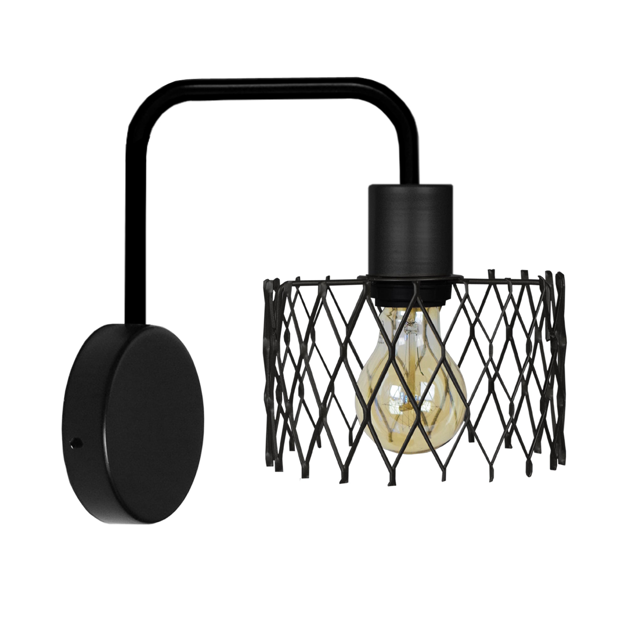 Applique métal  noir 16  cm