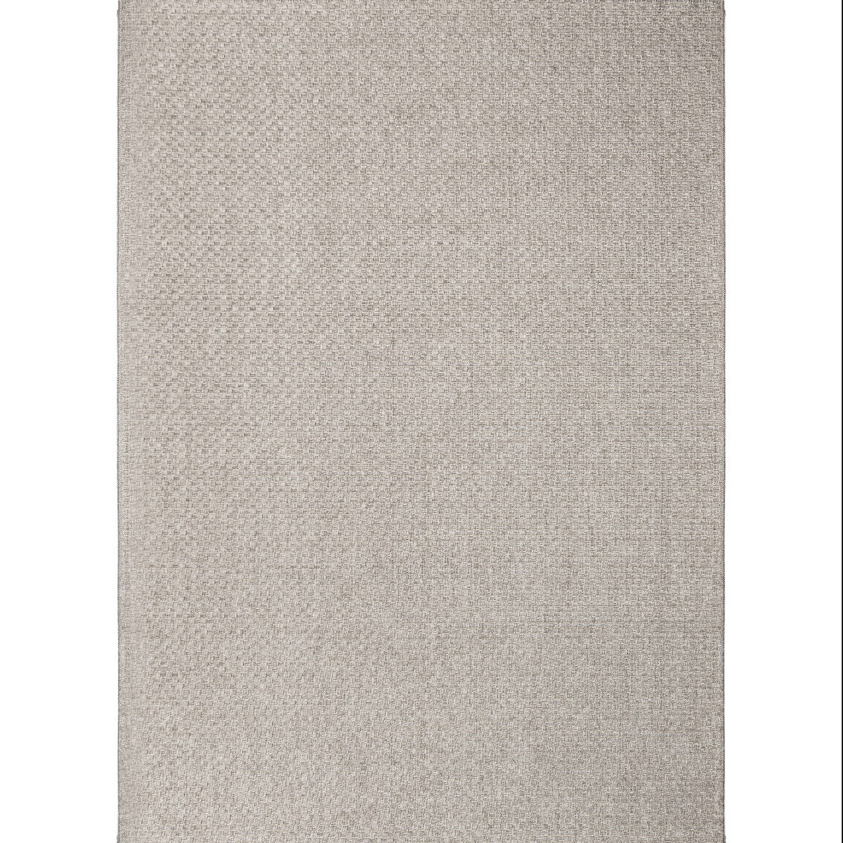 Tapis d'extérieur/intérieur aspect jute gris 160x230