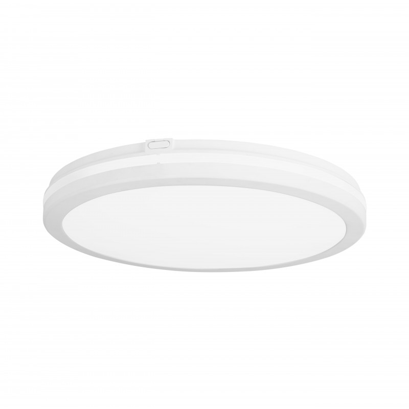 Plafonnier LED Extérieur PVC-Synthétique Blanc 30x30x4 CM