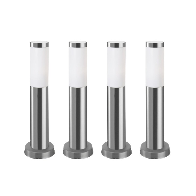 Balise Extérieure (4pcs) IP55 E27 23W Acier Inox.