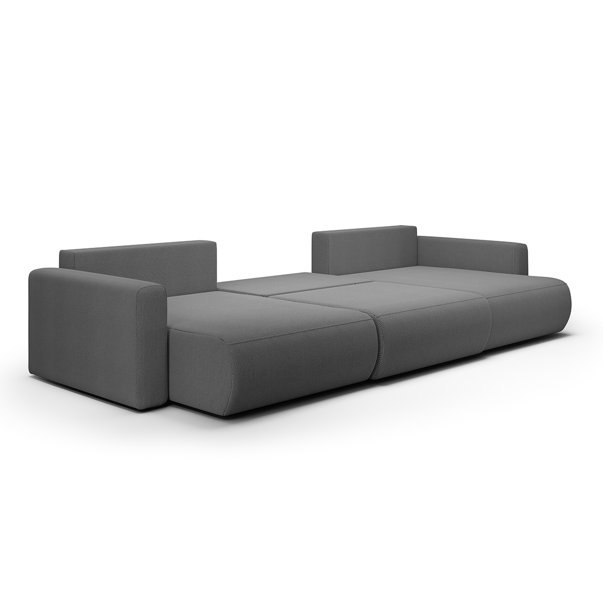 evy - Canapé convertible Gris - Vue supplémentaire 2