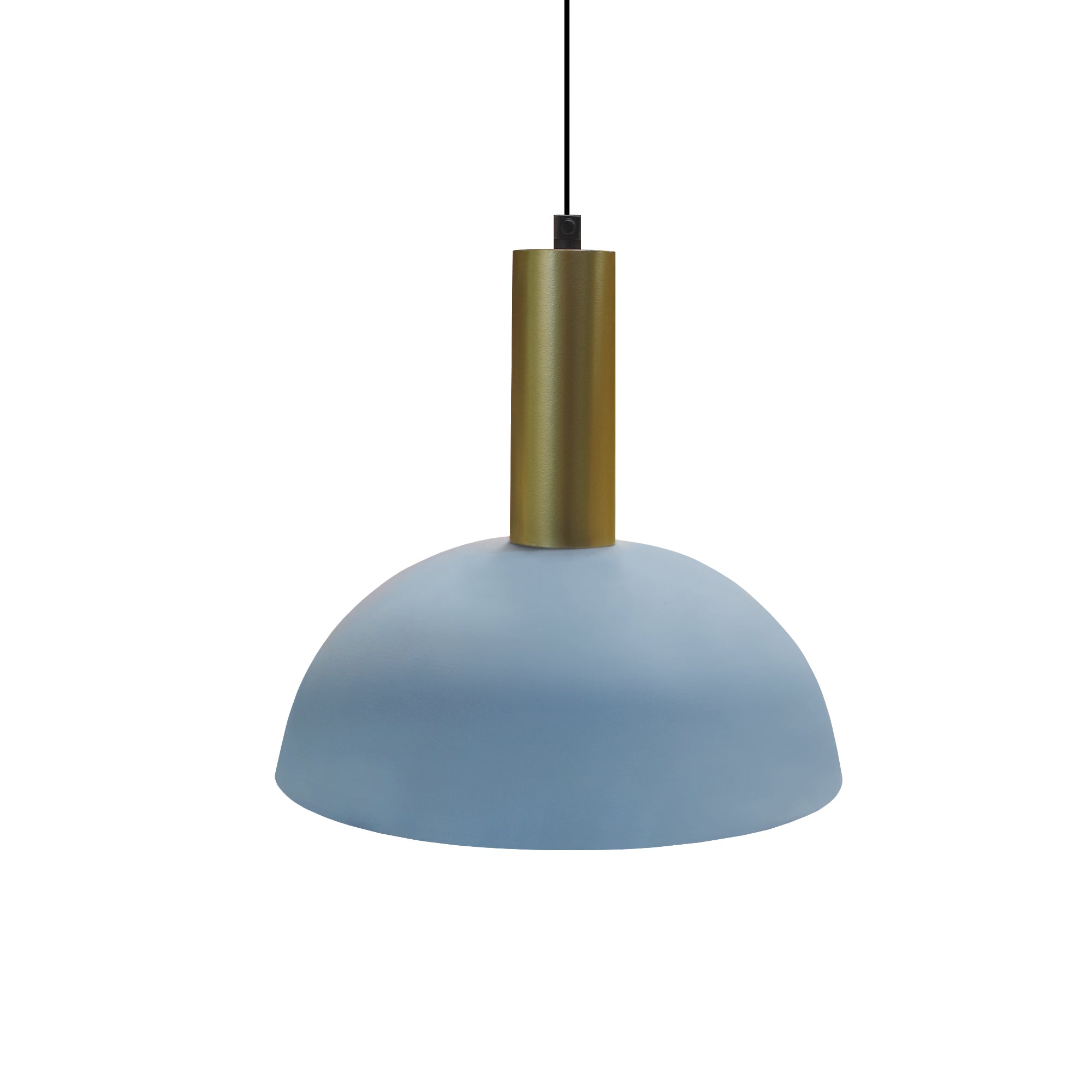 Suspension métal  bleu 24  cm