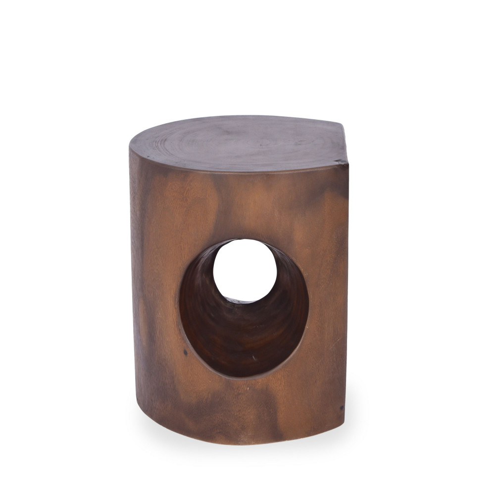 Table d&rsquo;appoint en Bois – Bois foncé