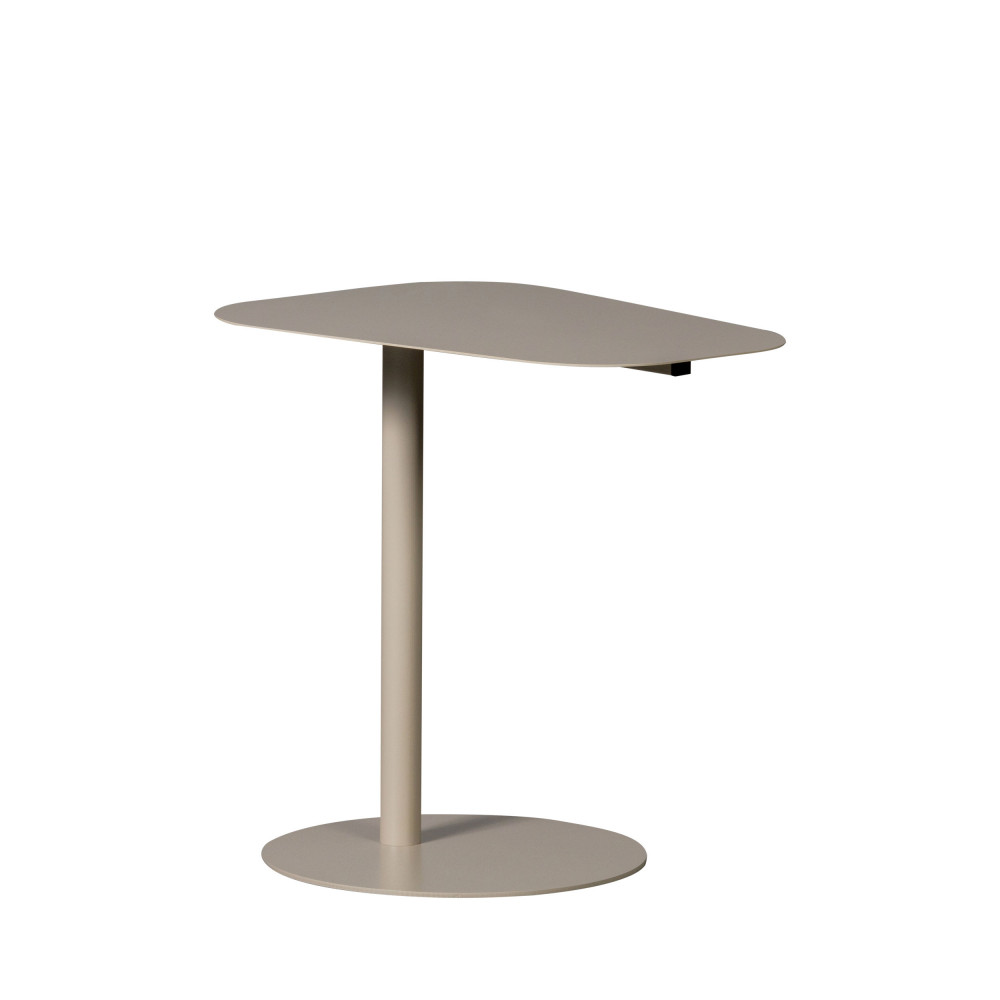 Bout de canapé en métal H38cm – Grège