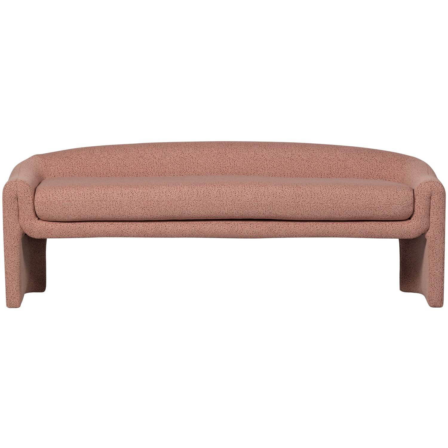 Banc en tissu L160cm – Rose