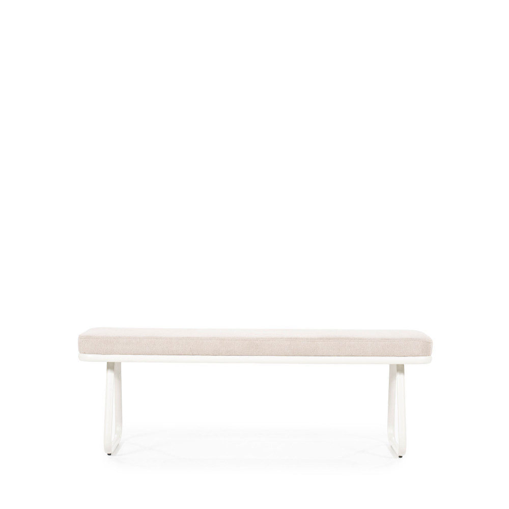 Banc Design en Tissu – Beige