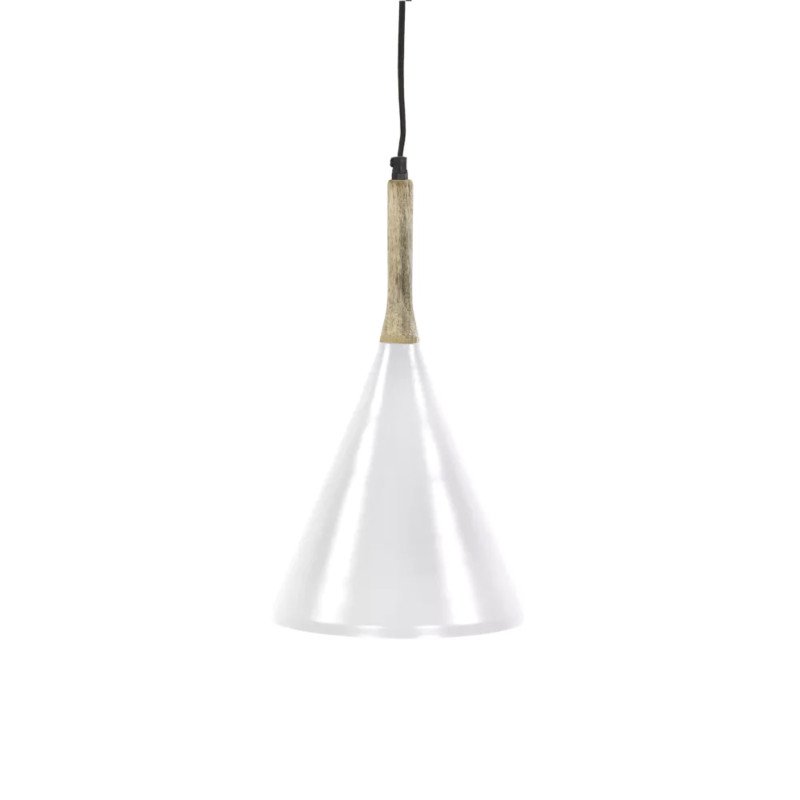 Suspension en métal blanc