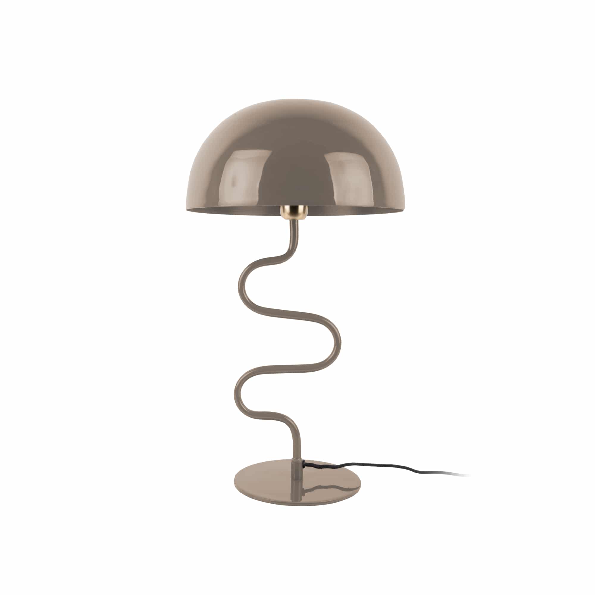 Lampe à poser en métal – Taupe