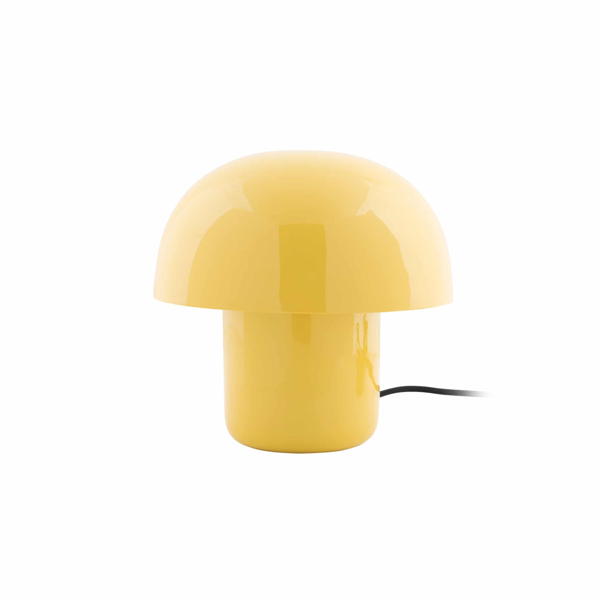 Lampe à poser fat mushroom h20cm en métal jaune